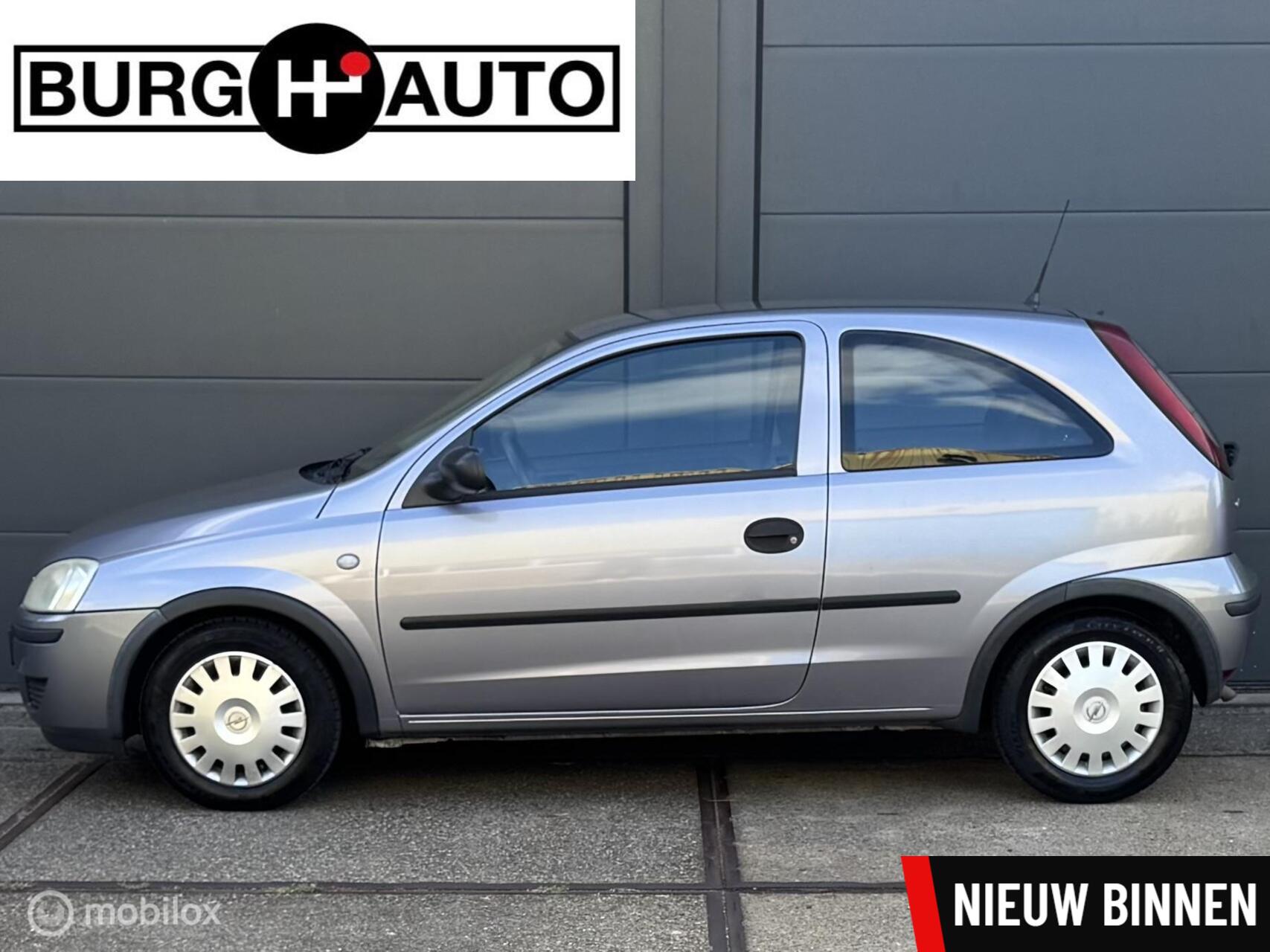 Opel Corsa-c 1.2-16V Rhythm 3 deurs - CRUISE CONTROLE - EL. RAMEN - CPV - RADIO/CD MP3 - STUURBEKRACHTIGING - 3E EIGENAAR - NAP - NL AUTO - APK TM 04-11-2026 - 2005 - voorkant