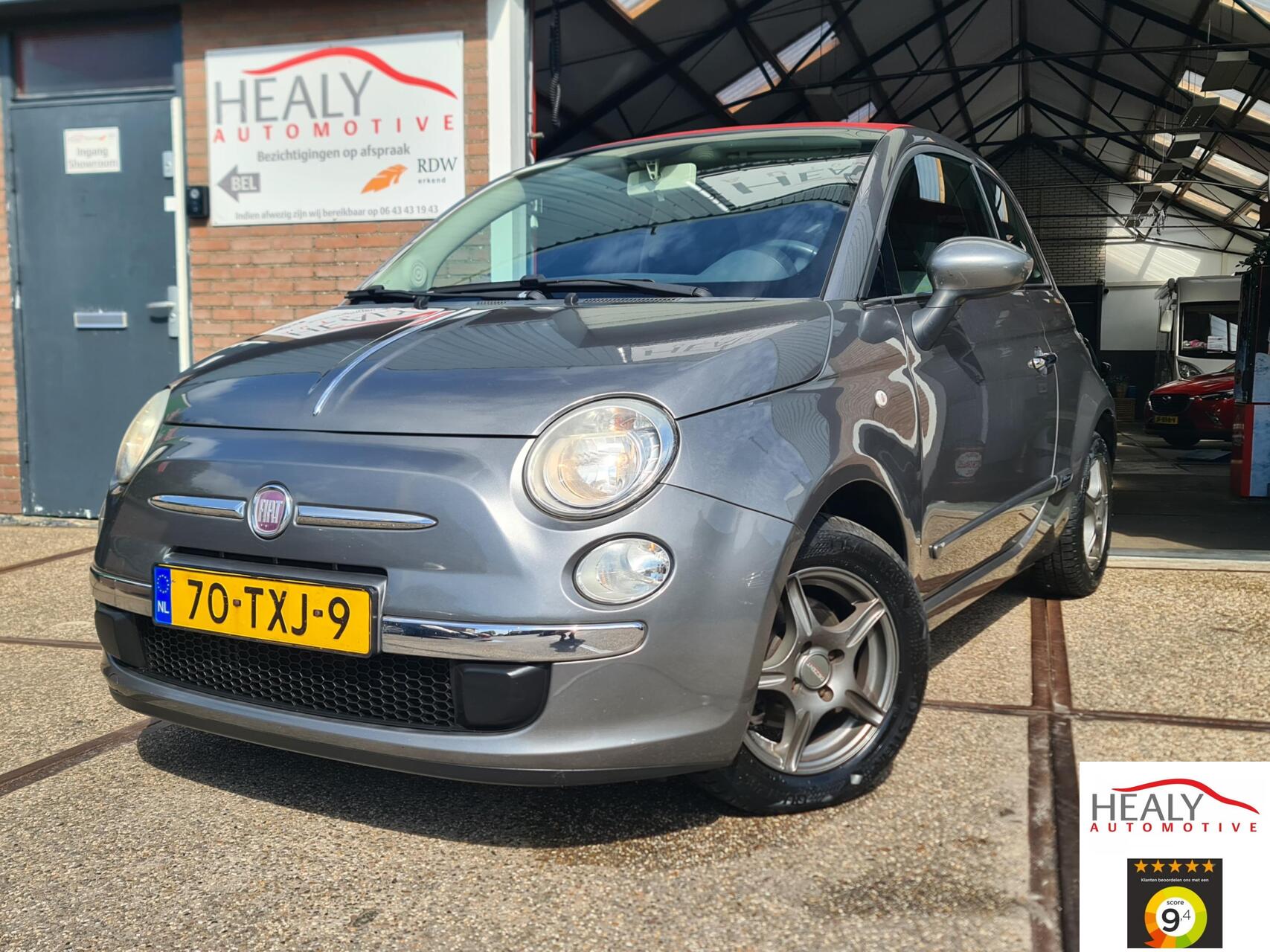 Fiat 500 C Cabrio 0.9 TwinAir Lounge|140dkm NAP|2012|Half leer 2012 - voorkant