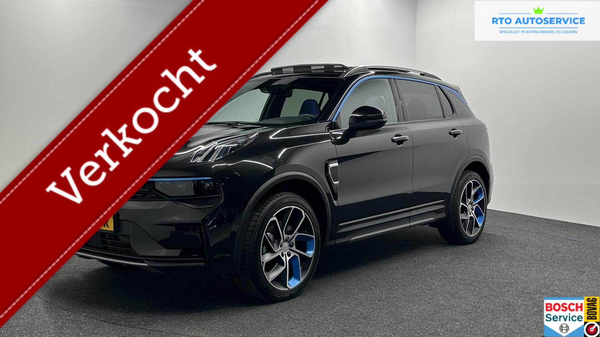LYNK & Co 01 1.5 261PK Plug-in Hybrid Zwarte hemel|360 Camera|Pano|AppleCarplay|Adaptive Cruise|Origineel NL| 2024 - voorkant