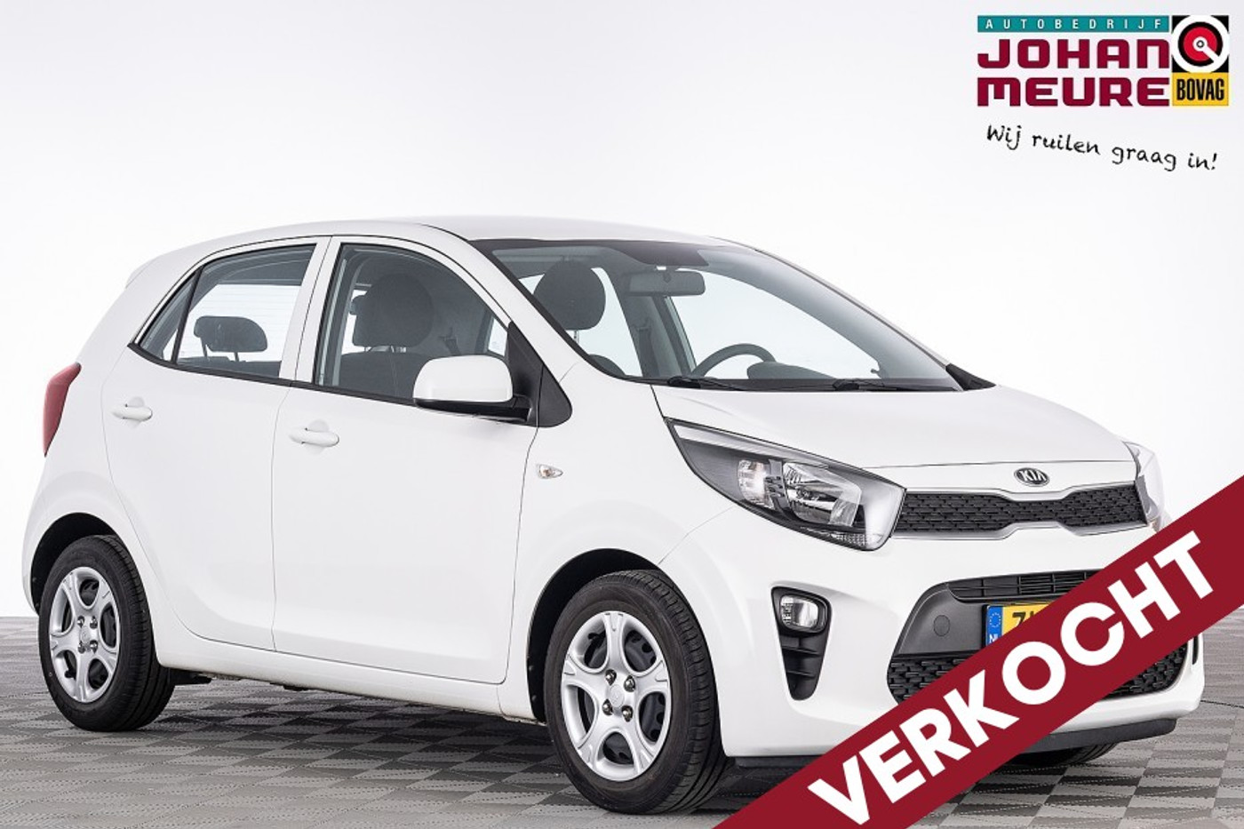 Kia Picanto 1.0 CVVT EconomyPlusLine | AIRCO ✅ 1e Eigenaar . 2019 - voorkant