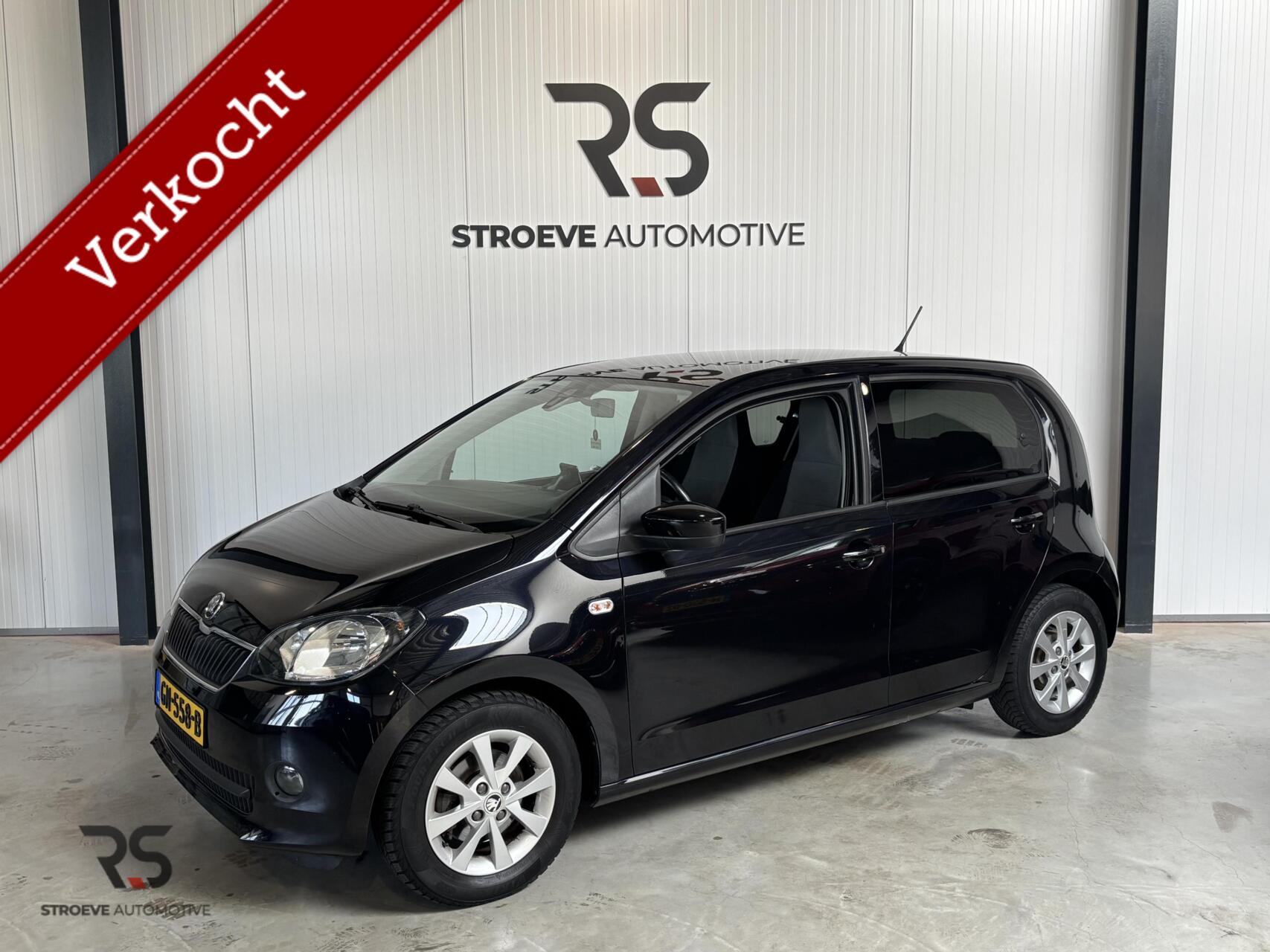 Skoda Citigo 1.0 MPI 60 pk Greentech Edition | Navi Maps & More | Airco | Cruise | 14" | Privacy Glass| Org NL | 2015 - voorkant