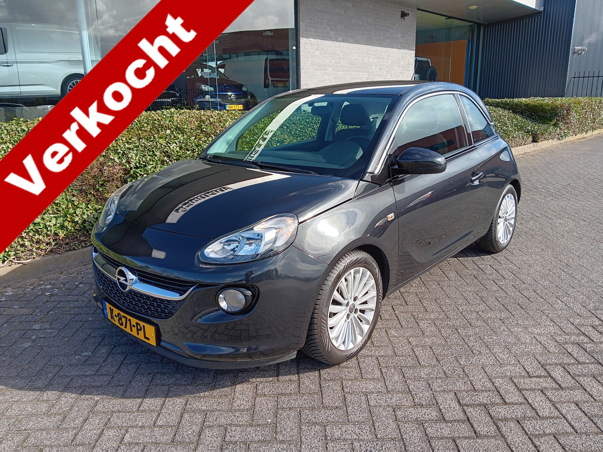 Opel Adam 1.2 Jam 70PK, Airco, Sportstoelen, Cruise-Control, Bleutooth etc. incl 12 MND BOVAG-GARANTIE 2016 - voorkant
