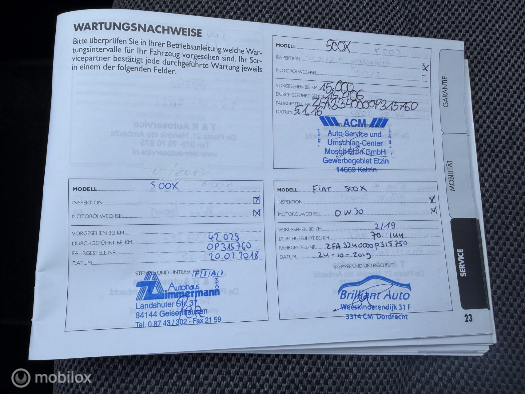 Foto van Fiat Fiat 500x