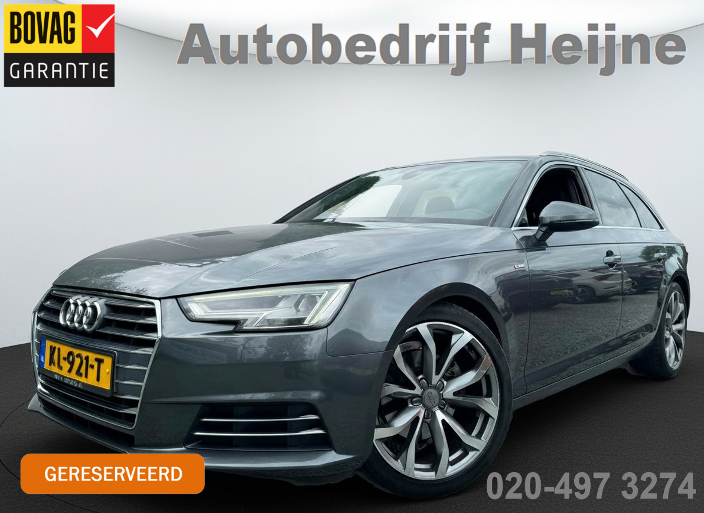 Audi A4 Avant TFSI 150PK S-TRONIC S-LINE 2016 - voorkant