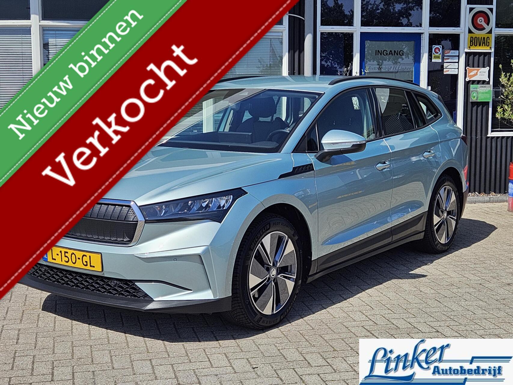 Skoda Enyaq 60 60 SOH 92,7% TREKH /WARMTEPOMP/NL-AUTO 2021 - voorkant