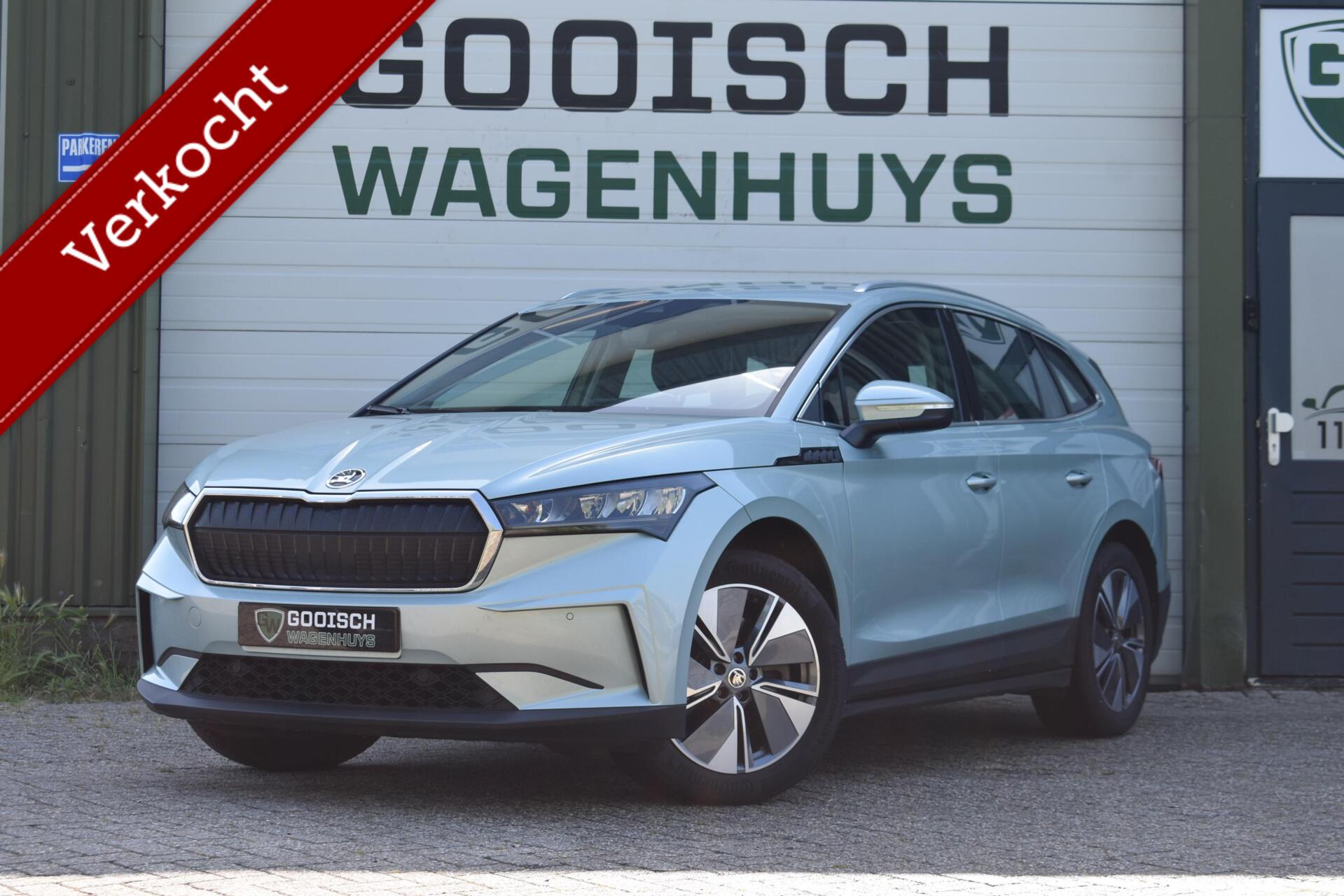 Skoda Enyaq 80 80 | Trekhaak | Stuurverwarming | Camera | Dodehoek detectie | 2021 - voorkant