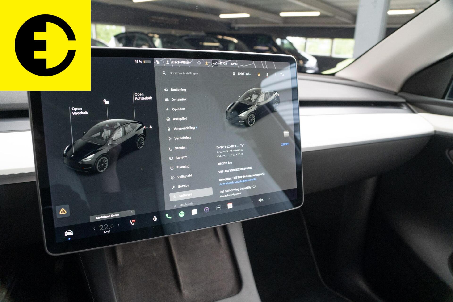 Foto van Tesla Model Y