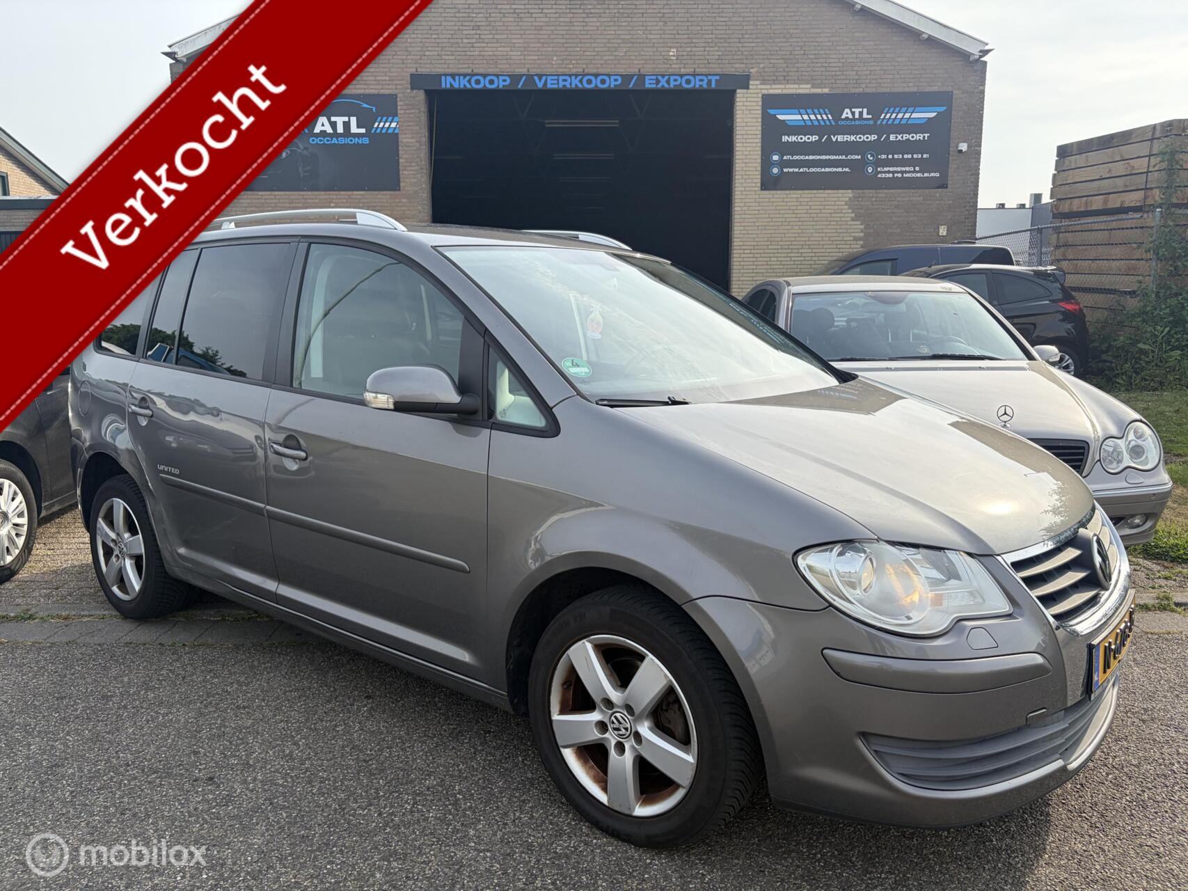Volkswagen Touran UNIEK UNITED 1.4 TSI  LUX VOLL!  7Pers. 2008 - voorkant
