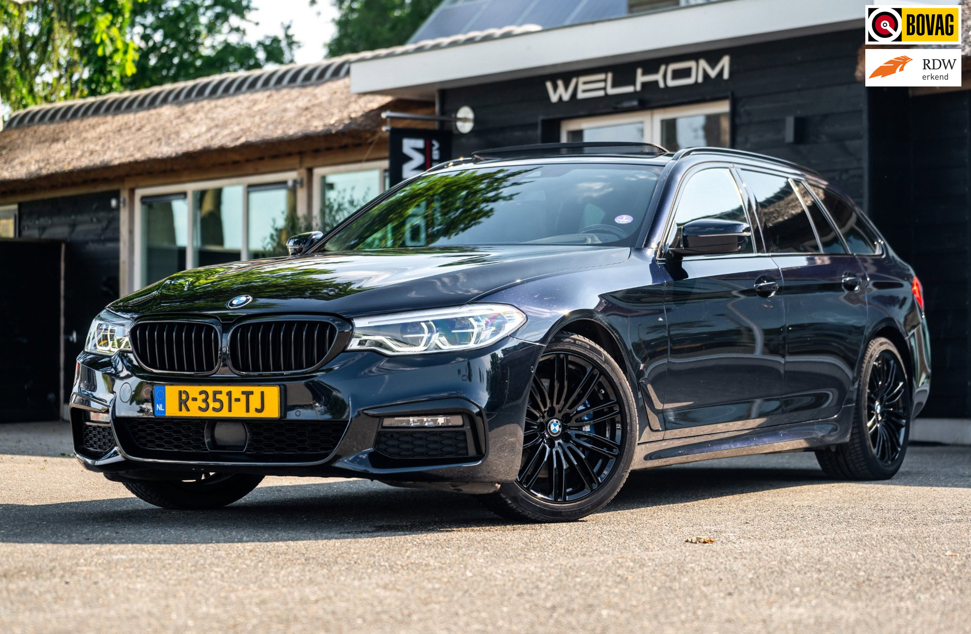 BMW 530i 530i High Executive M Pakket I Panoramadak I Adaptive Cruise I Led I Harman Kardon I Soft-Close I Head-Up 2018 - voorkant