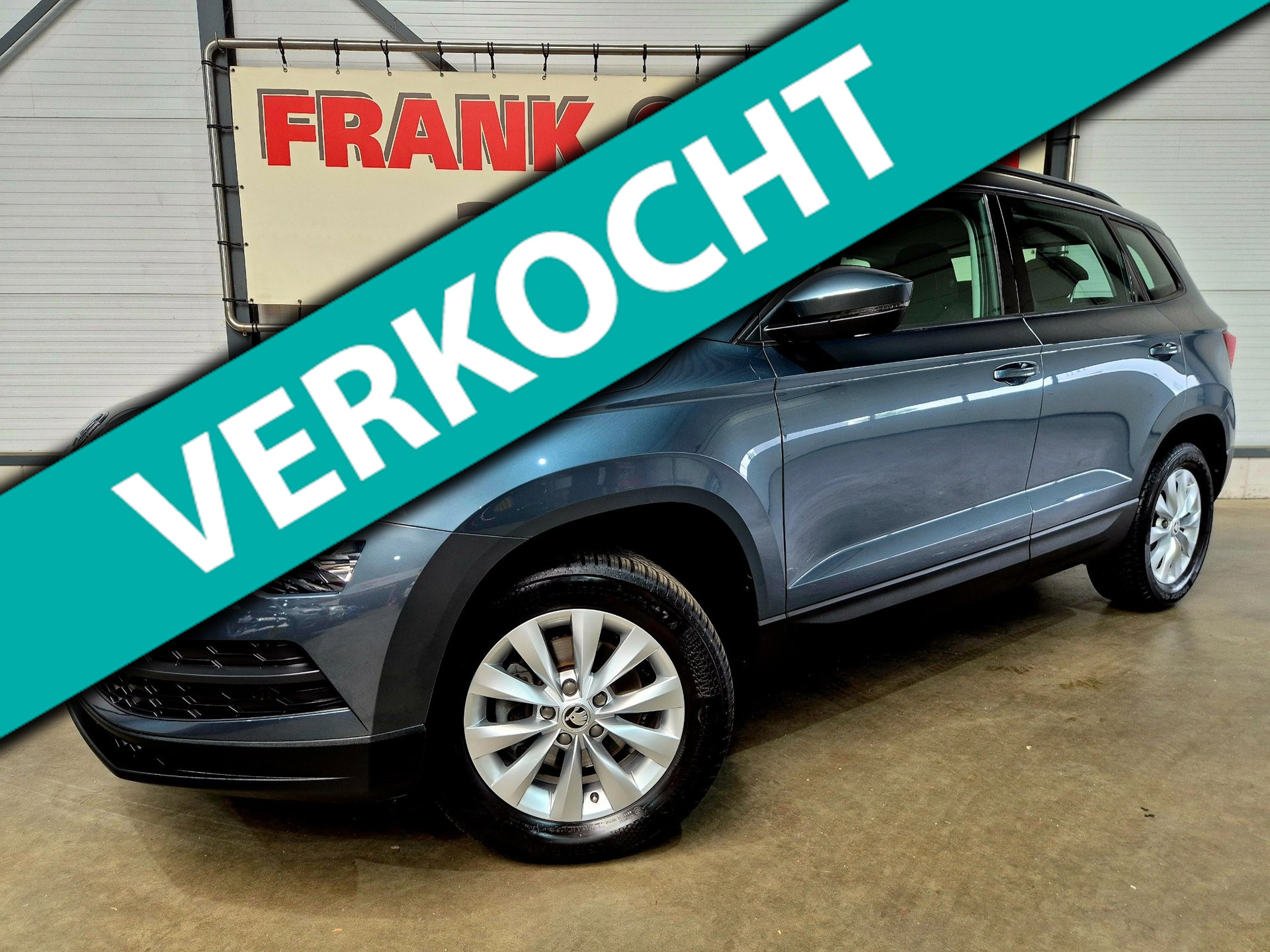 Skoda Karoq 1.0 TSI 116PK Style + Climate|Cruise|Camera|Sfeerverlichting|Navi|Apple|Android|PDC|DAB|16"LMV 2019 - voorkant