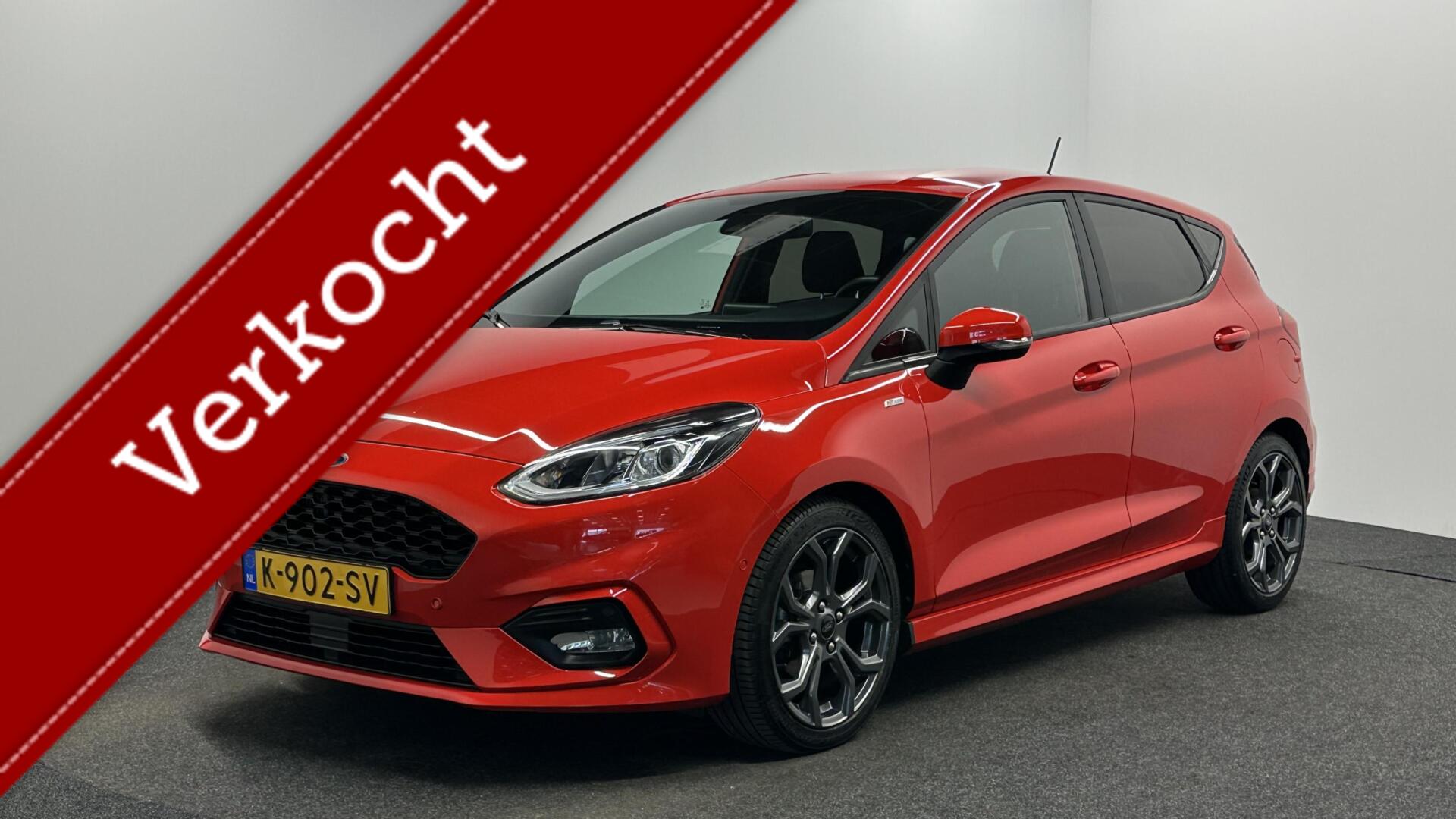 Ford Fiesta 1.0 EcoBoost ST-Line CAMERA CARPLAY NAVI CRUISE 68000 KM. 2021 - voorkant