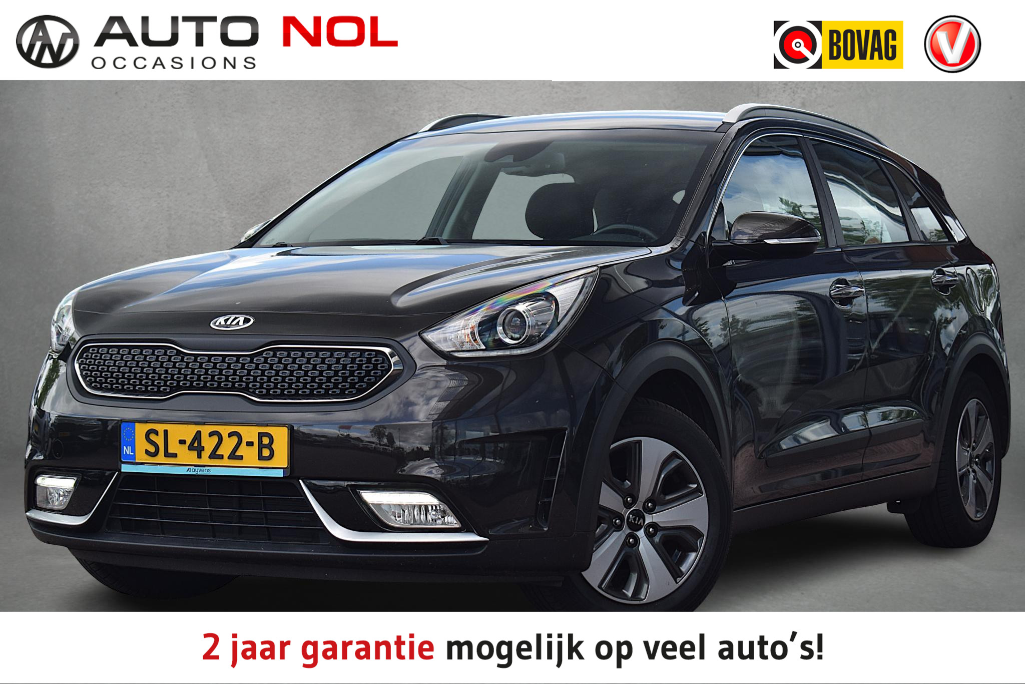 Kia Niro 1.6 GDi Hybrid DynamicLine 2018 - voorkant