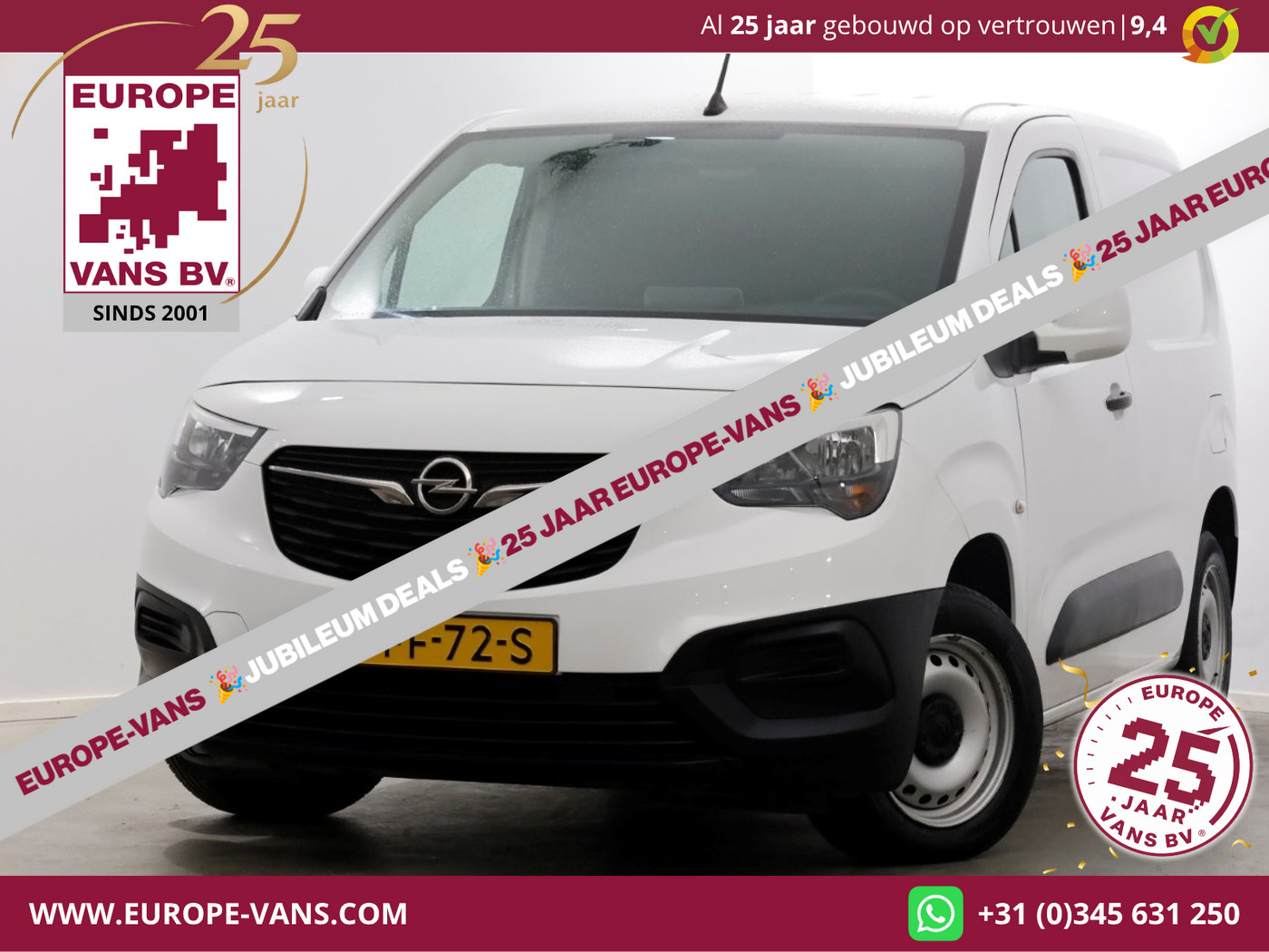 Opel Combo 1.6D 102pk L1H1 Edition Airco/Navi 01-2020 2020 - voorkant