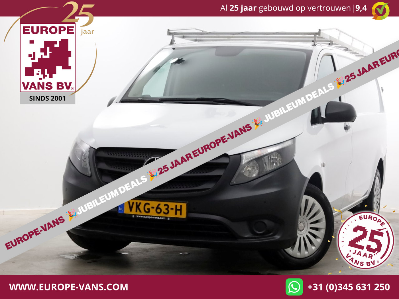 Mercedes-Benz Vito 114 CDI 136pk RWD 9G Automaat XL Extra Lang Airco/Navi/Camera 04-2021 2021 - voorkant