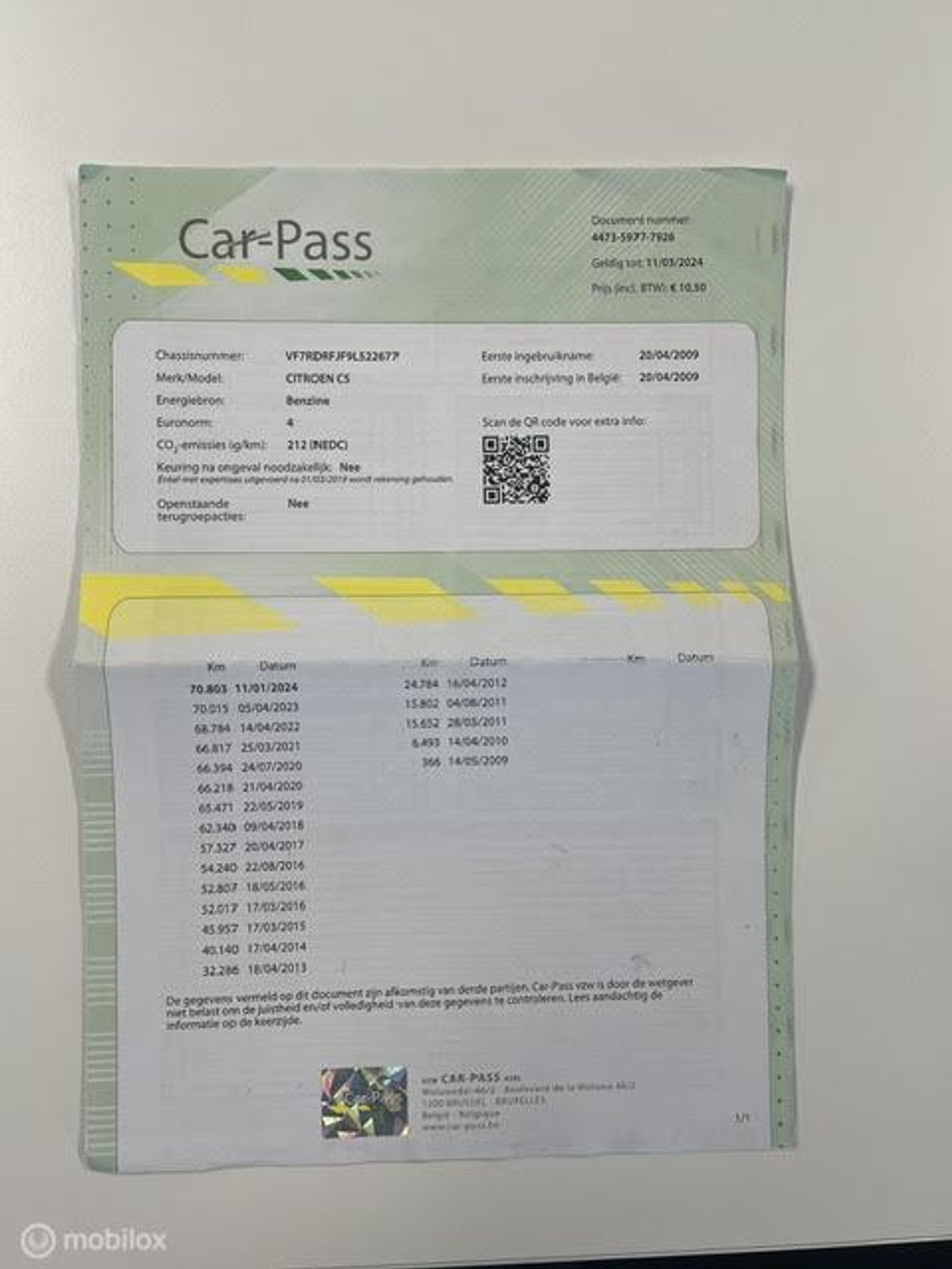 Foto van Citroen C5