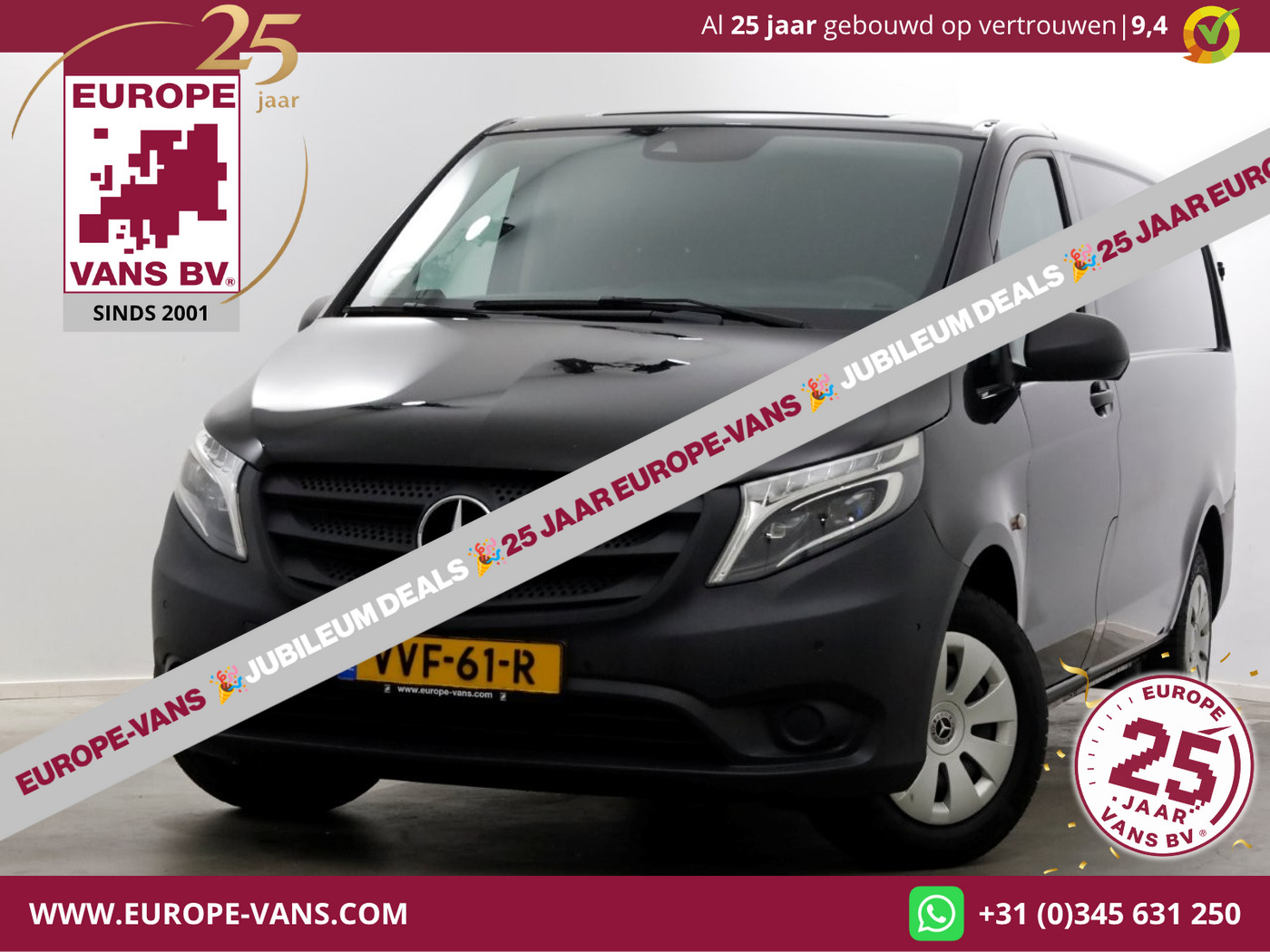 Mercedes-Benz Vito 116 CDI 163pk RWD 9G Automaat Lang Navi/Camera/LED 04-2023 2023 - voorkant