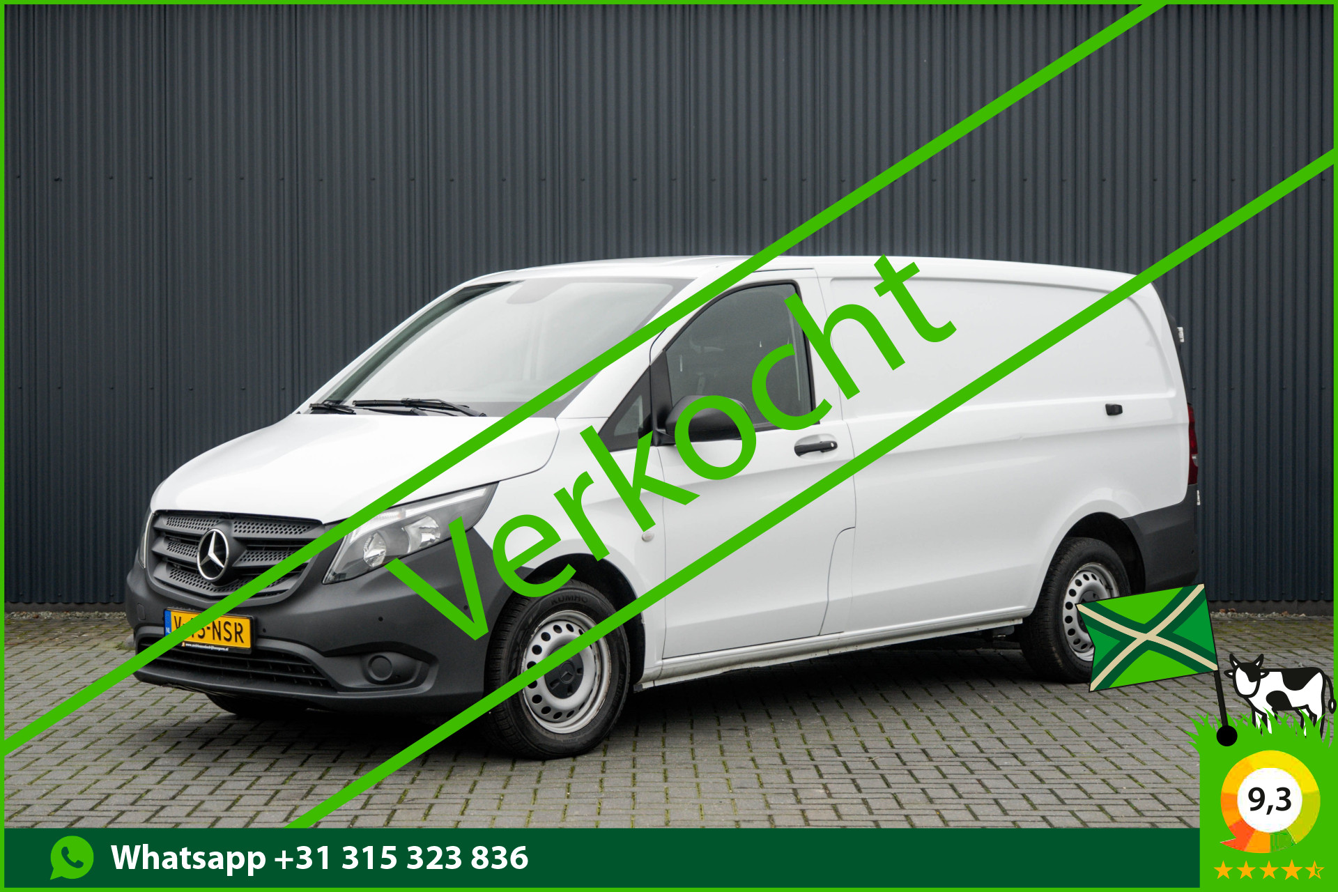 Mercedes-Benz Vito 116 CDI L2H1 | 160PK | Camera | Carplay | PDC | Cruise | Stoelverwarming | Airco 2024 - voorkant