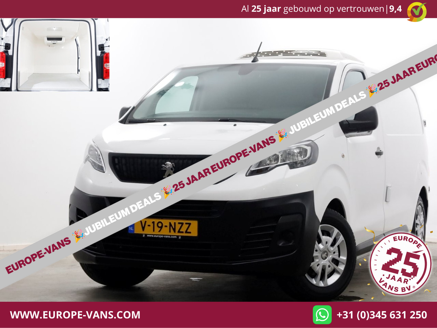 Peugeot Expert 1.5 BlueHDI 102pk Koelwagen/Vriezer 12V+230V 04-2022 2022 - voorkant