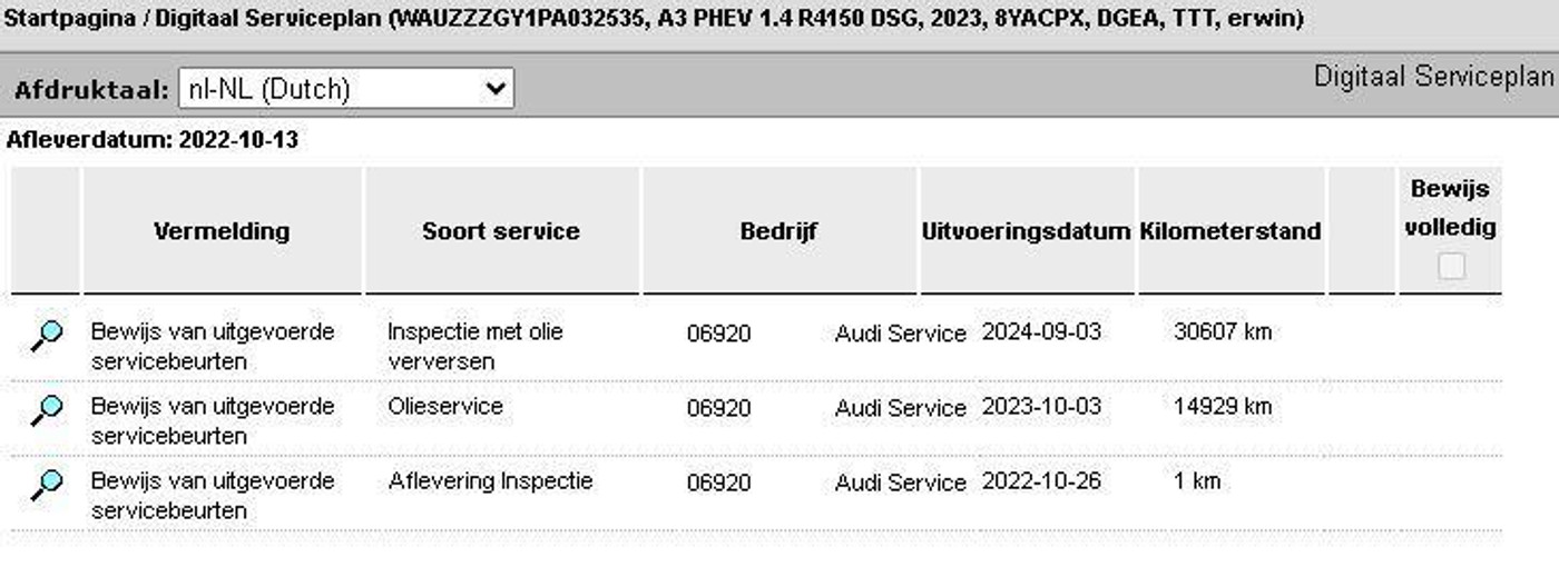 Foto van Audi A3 Sportback