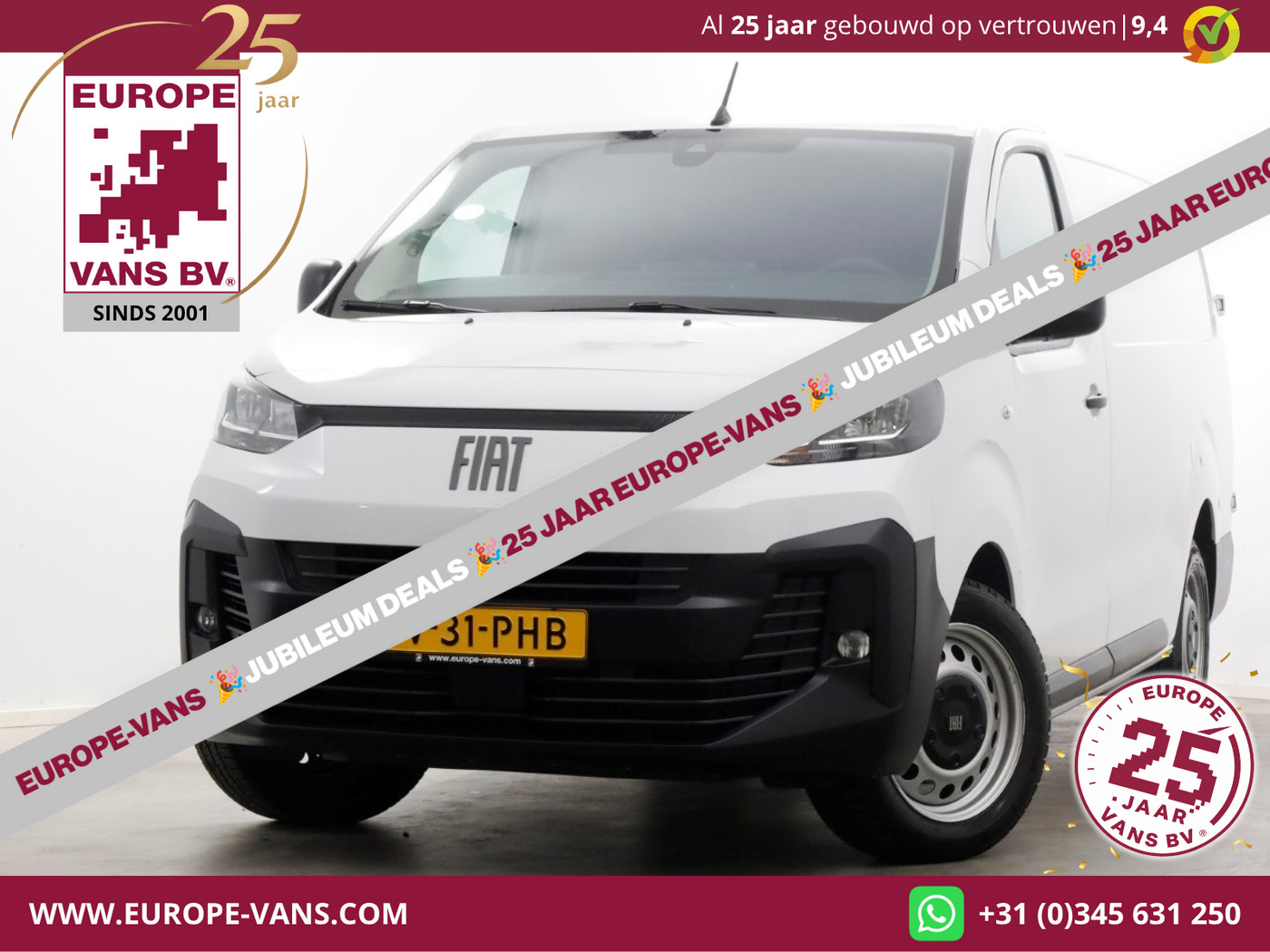 Fiat Scudo 2.0 Diesel 180pk Automaat L3 Airco/Navi/Camera 09-2024 2024 - voorkant