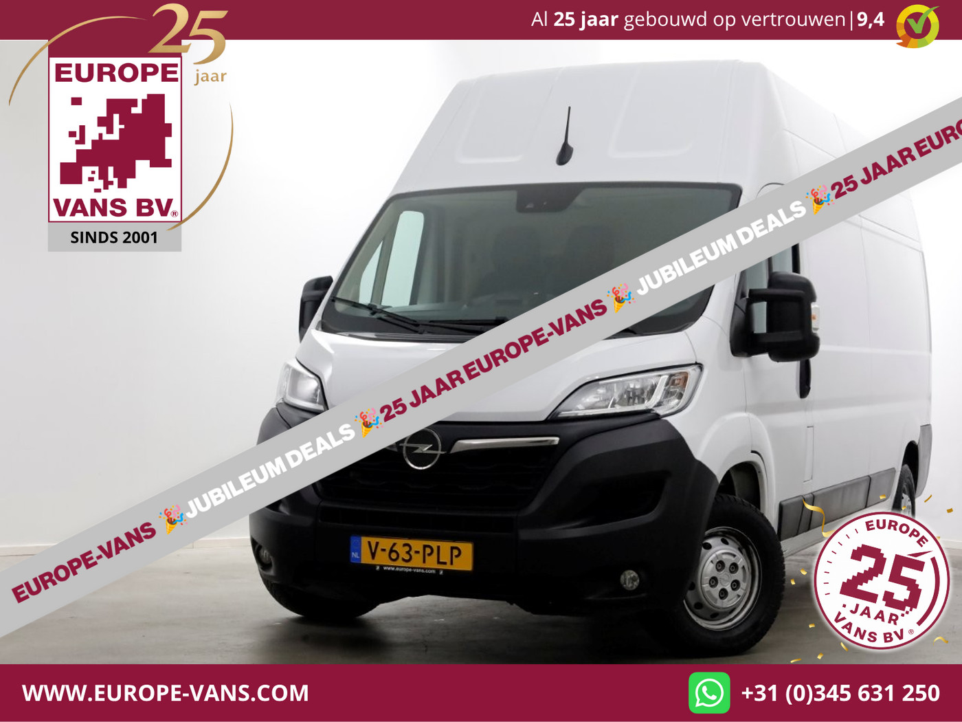 Opel Movano 2.2D 120pk L3H3 Edition Airco/Navi/Camera 02-2022 2022 - voorkant