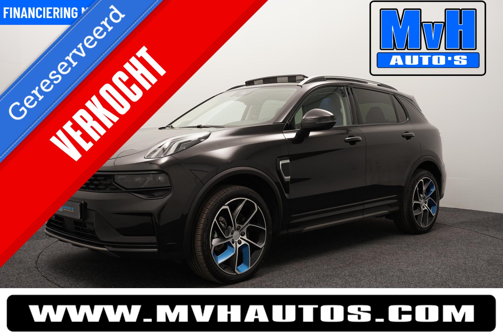 LYNK & Co 01 1.5 PHEV|BLACK EDITION|ZWARTE.HEMEL|PANORAMADAK 2023 - voorkant