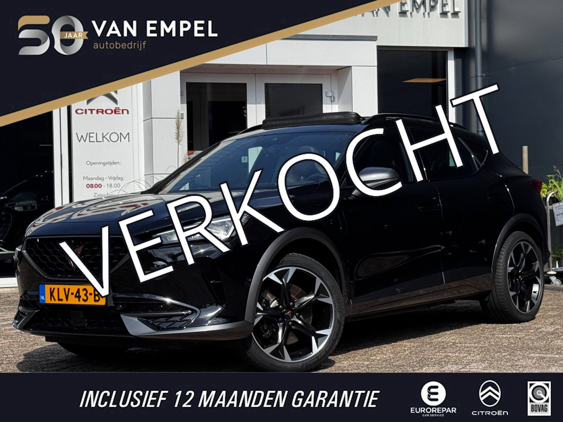 Cupra Formentor VZ E-hybrid 1.4 e-Hybrid VZ Performance | 245 PK | Pano | Sportstoelen + Memory | 360 Camera | Stoelverwarming 2024 - voorkant