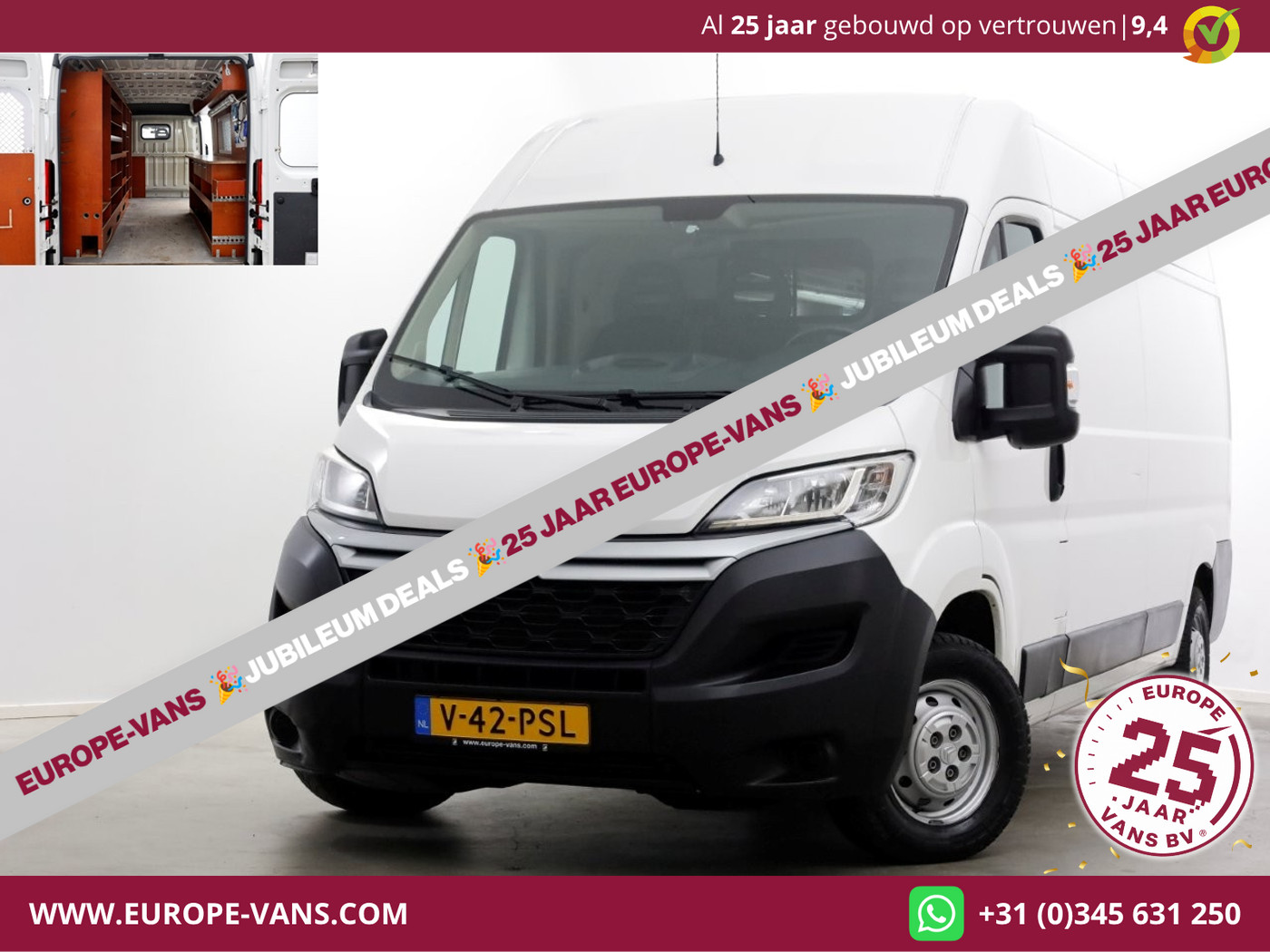 Citroën Jumper 35 2.0 BlueHDi 130pk Euro6 L3H2 Airco/Navi/Camper? 11-2018 2018 - voorkant