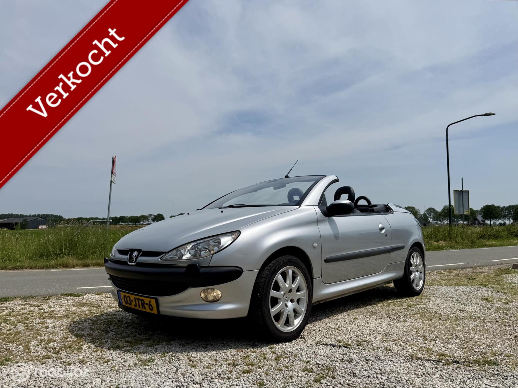 Peugeot 206 1.6-16V, BJ 2002, APK Juli 2027, Leer, Airco 2002 - voorkant
