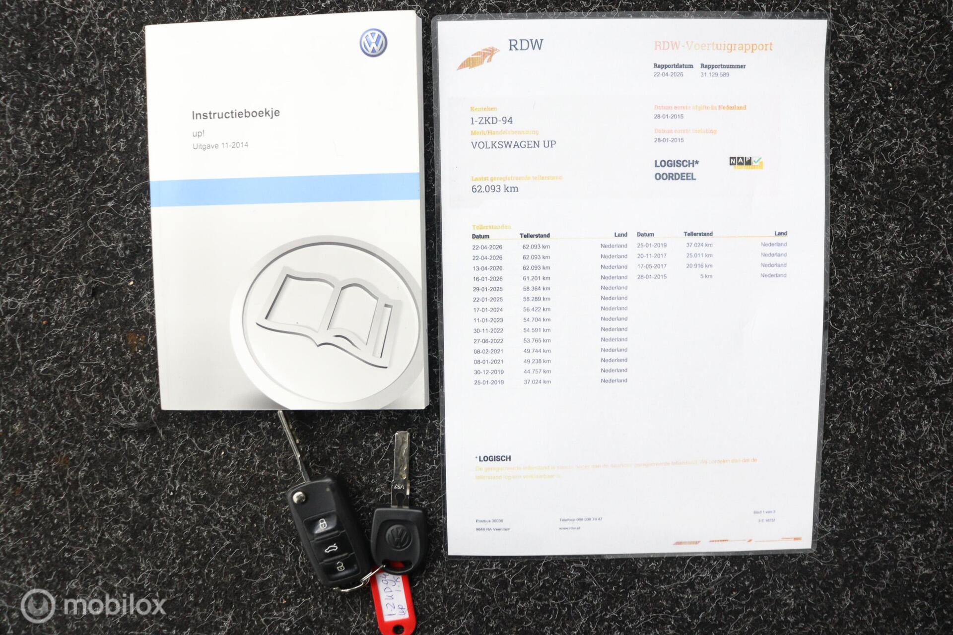 Foto van Volkswagen Up