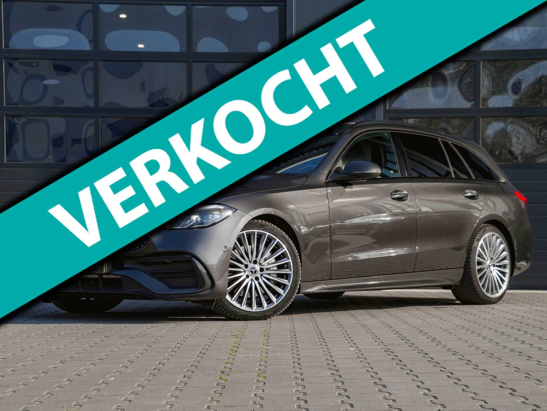 Mercedes-Benz C-klasse AMG Line Cruise|Camera|Navi|Trekhaak|Sfeerverlichting|Stoelverwarming 2023 - voorkant