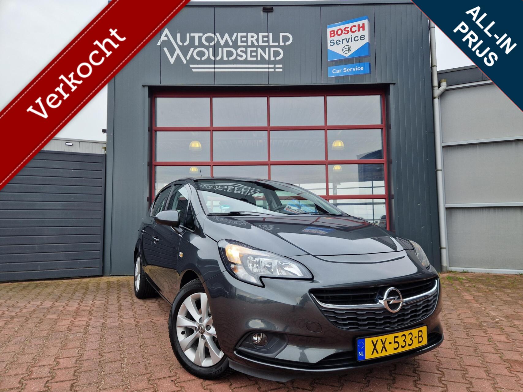 Opel Corsa-e 1.4 Favourite 12MND BOVAG GAR|NAVI|TREKHAAK|PDC|AIRCO|LMV|BLUETOOTH| CC 2019 - voorkant