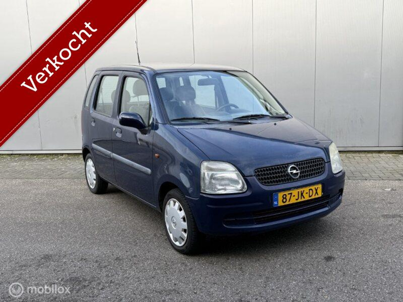 Opel Agila 1.2-16V Comfort, 1 jaar apk 2002 - voorkant