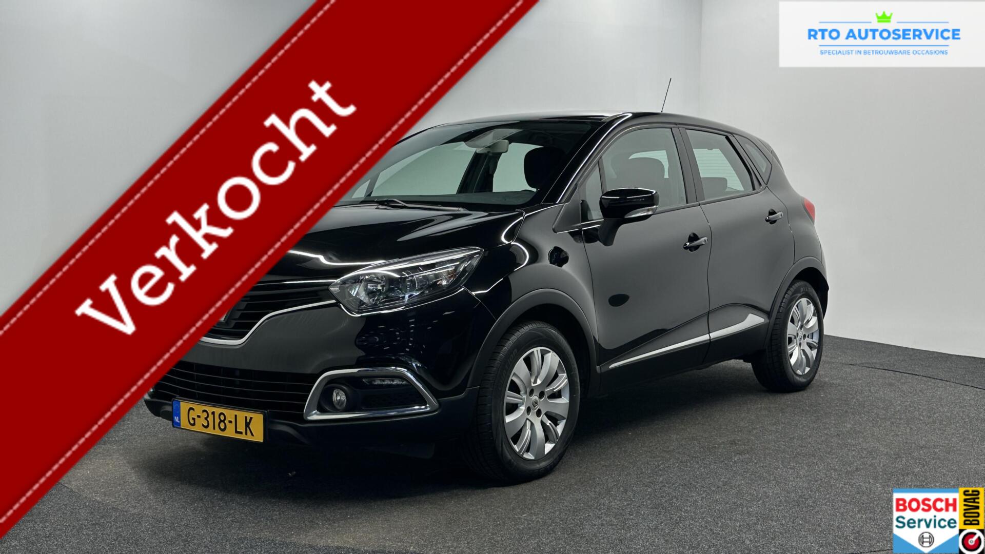 Renault Captur 0.9 TCe Authentique TREKHAAK NAVI ECC CRUISE LM. 2013 - voorkant