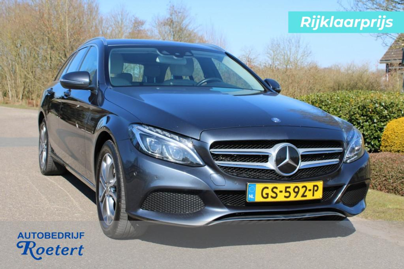 Mercedes-Benz C 350 E C 350 Estate 279pk Plug-in Hybrid automaat ACC/ECC/navi/trekhaak 2015 - voorkant