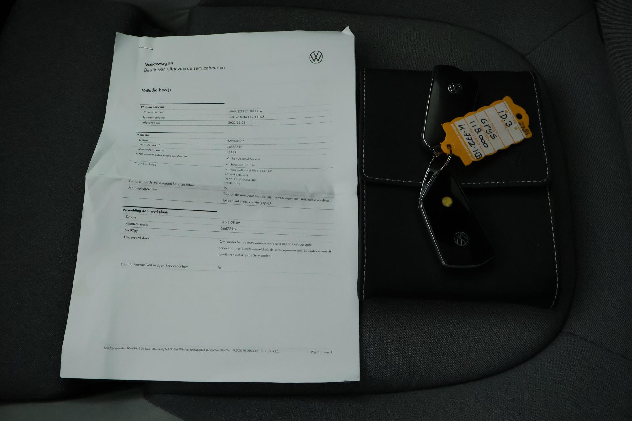 Foto van Volkswagen Id.3 Pro 150 KW