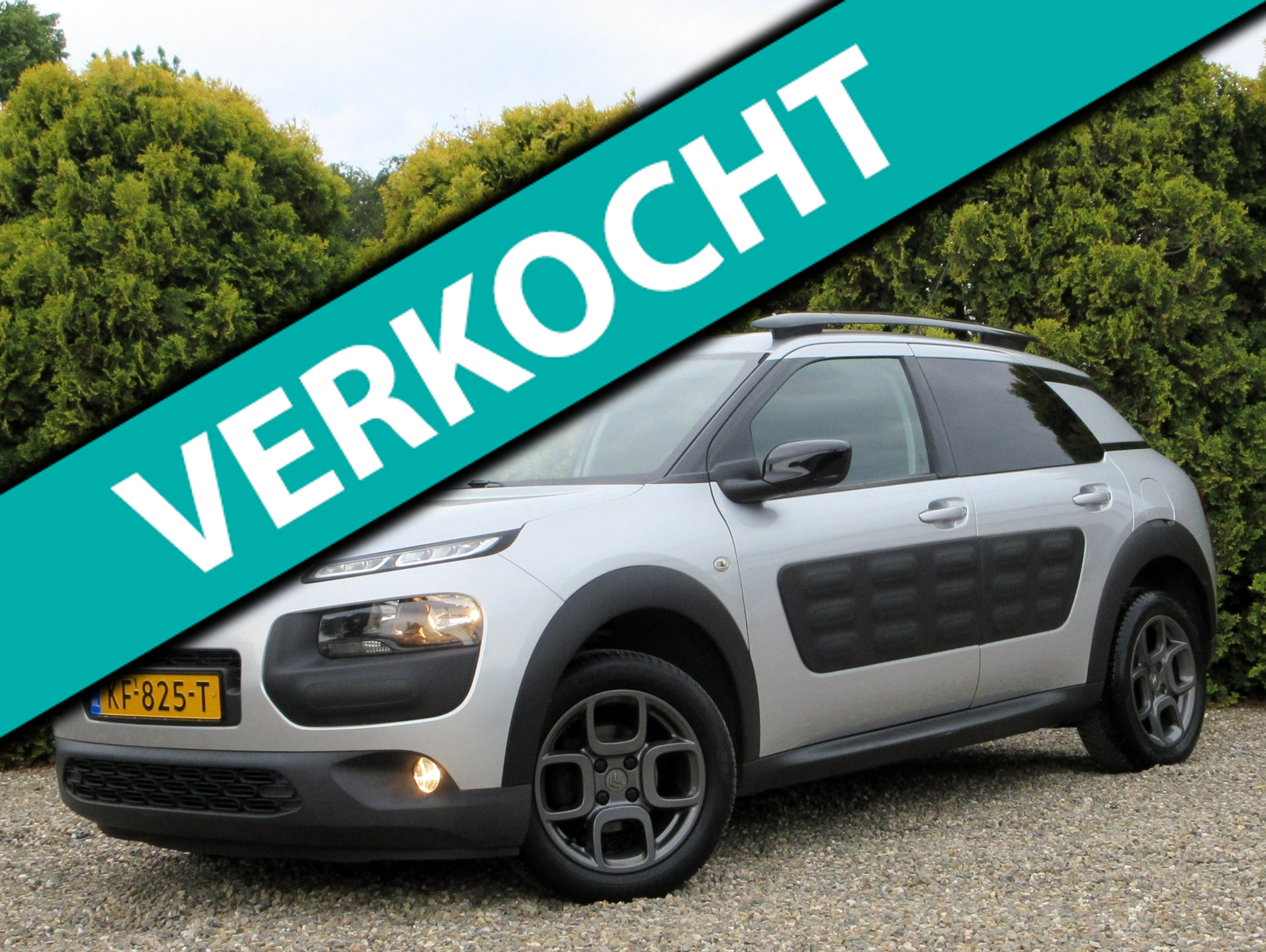 Citroen C4 Cactus 1.2 PureTech Shine Automaat * Navi * Camera * Trekhaak * 2016 - voorkant