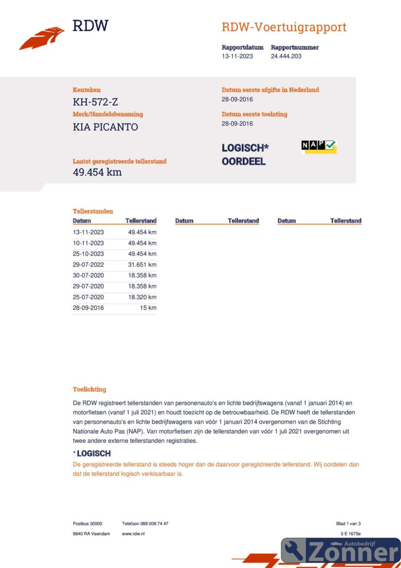 Foto van Kia Picanto