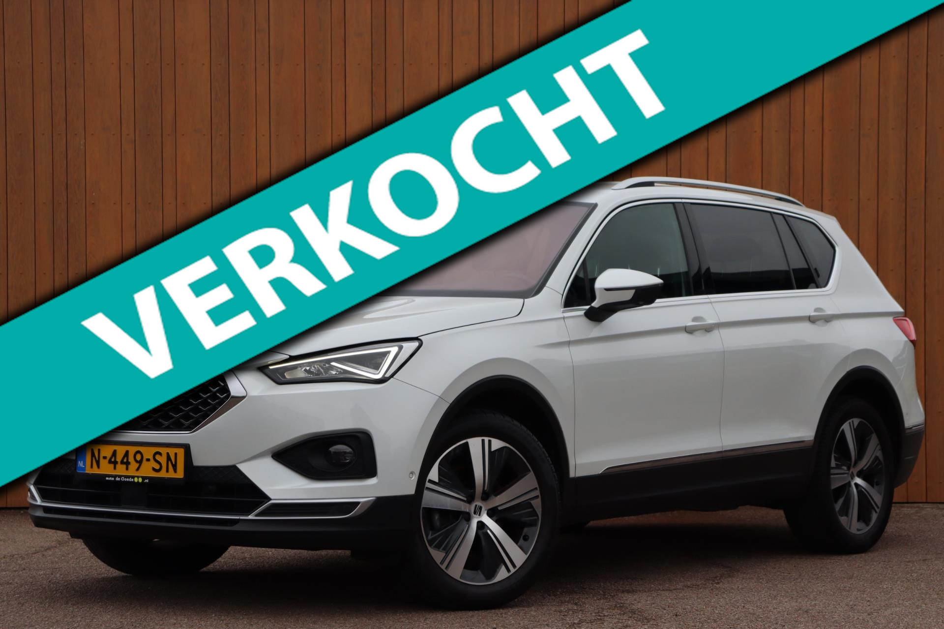 Seat Tarraco 1.5 TSI Xcellence Business Intense 7persoons org.NL camera's trekhaak el.klep dakdragers 2022 - voorkant