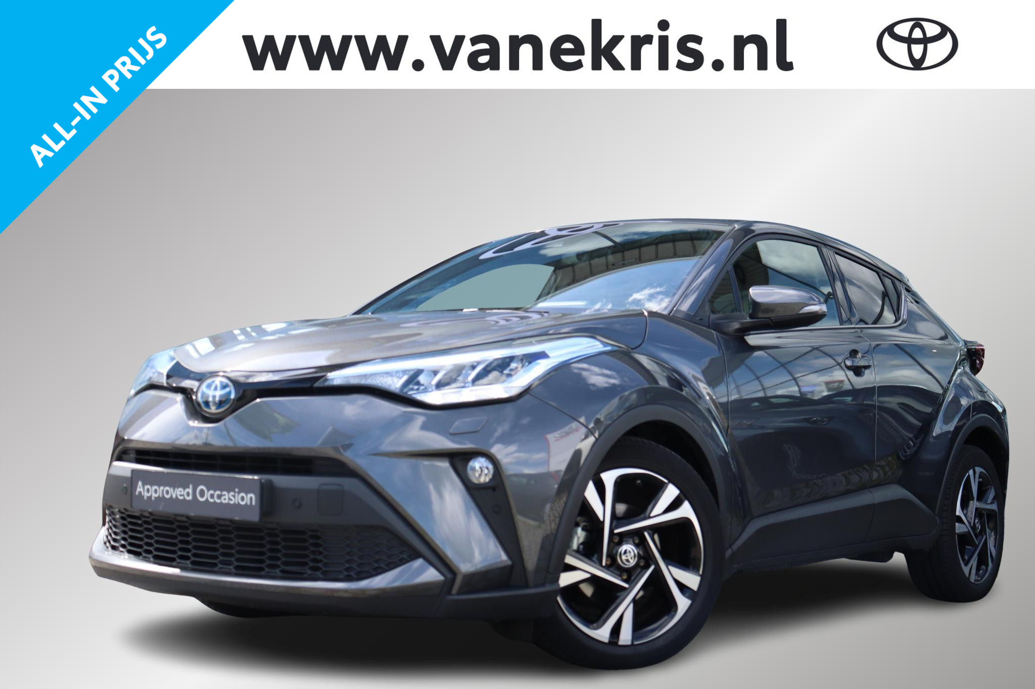 Toyota Toyota C-hr 1.8 Hybrid Dynamic, Apple Carplay / Android Auto, 2022 - voorkant