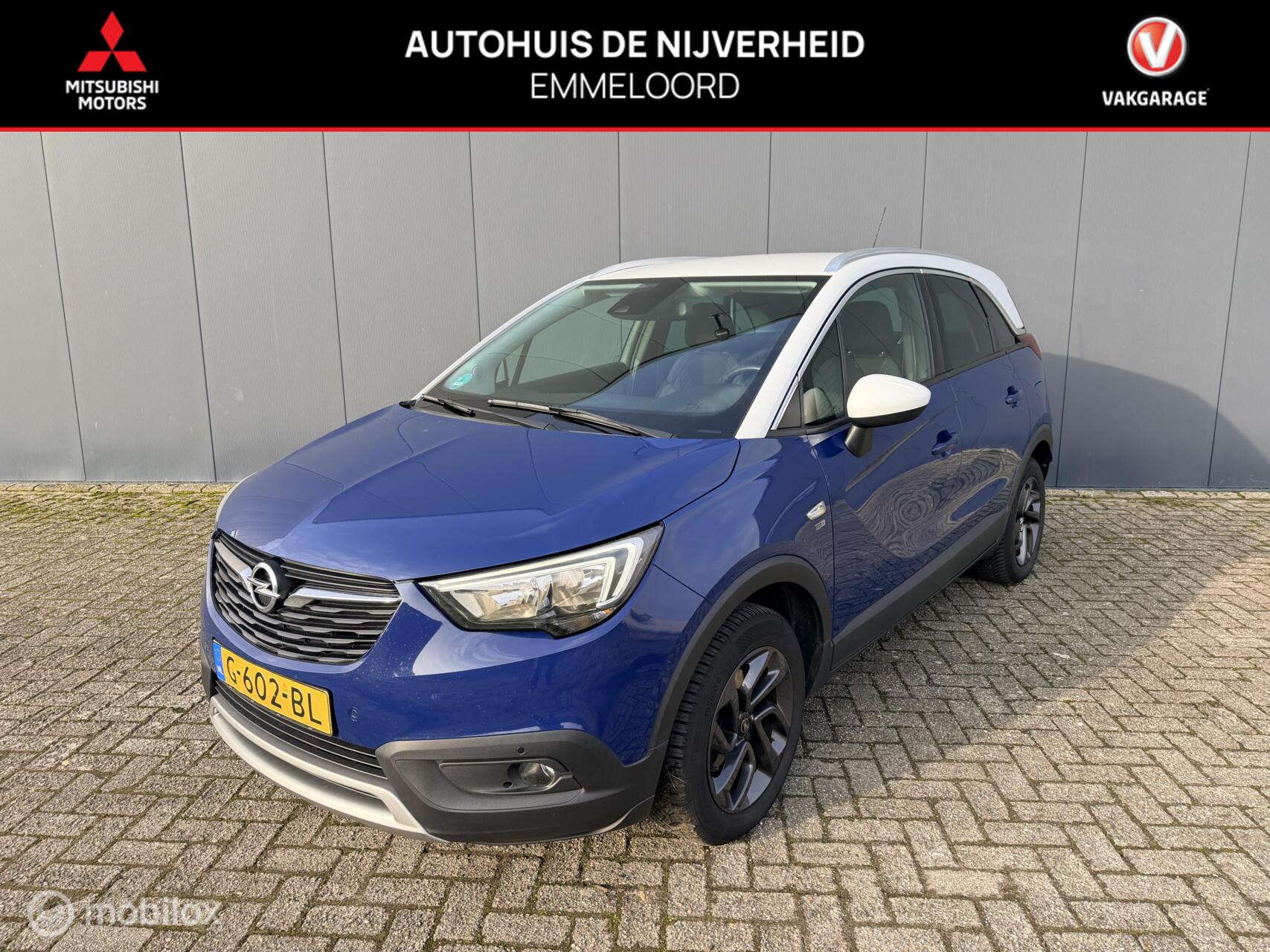 Opel Crossland X 1.2 Turbo 120 Jaar Edition automaat allseason banden 2019 - voorkant