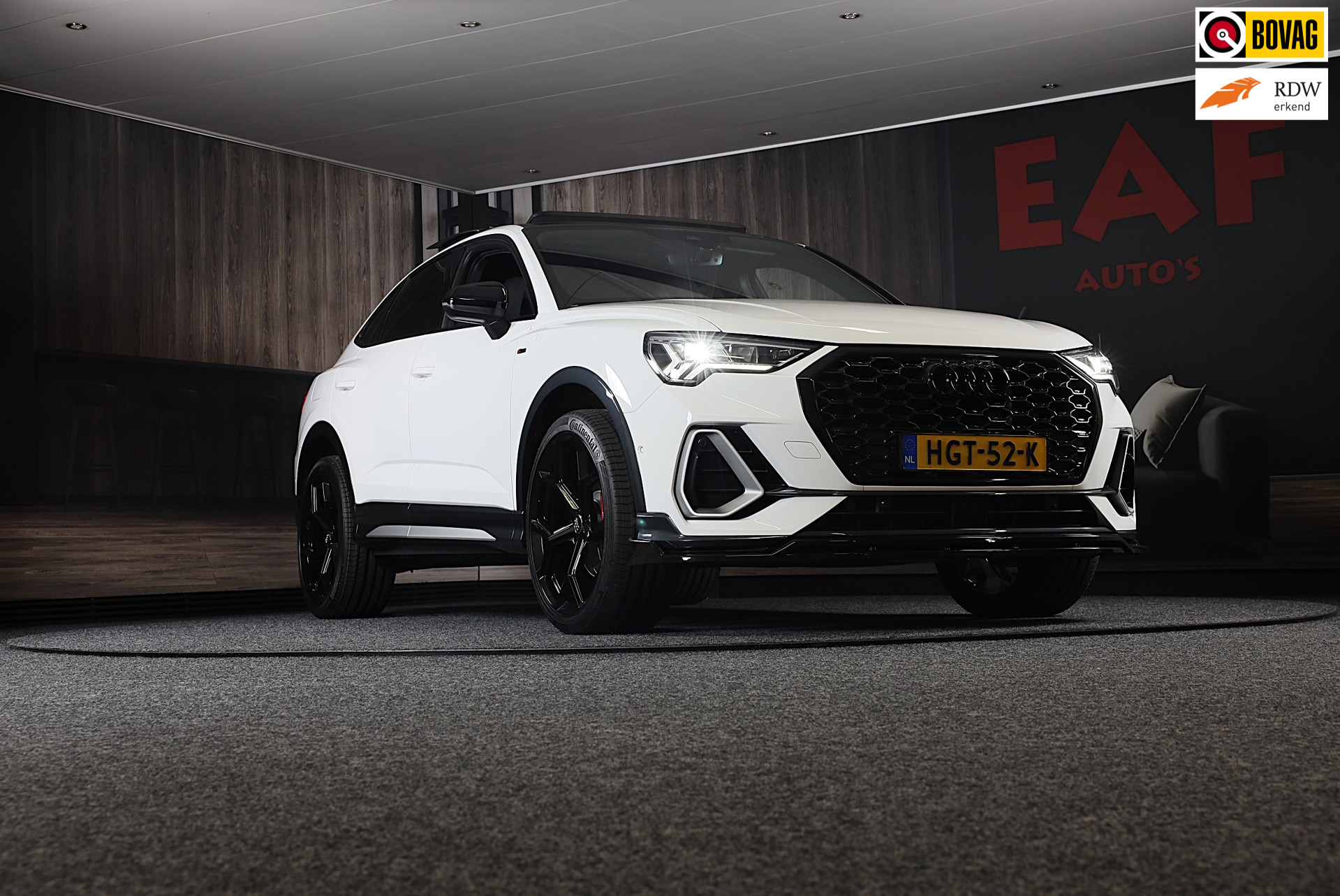 Audi Q3 Sportback E-tron 45 TFSI e RSQ3 Look / Memory / Camera / Acc / Lane Assist / Dode Hoek / S Line Zetels / Pano / Matrix / 21 In 2021 - voorkant