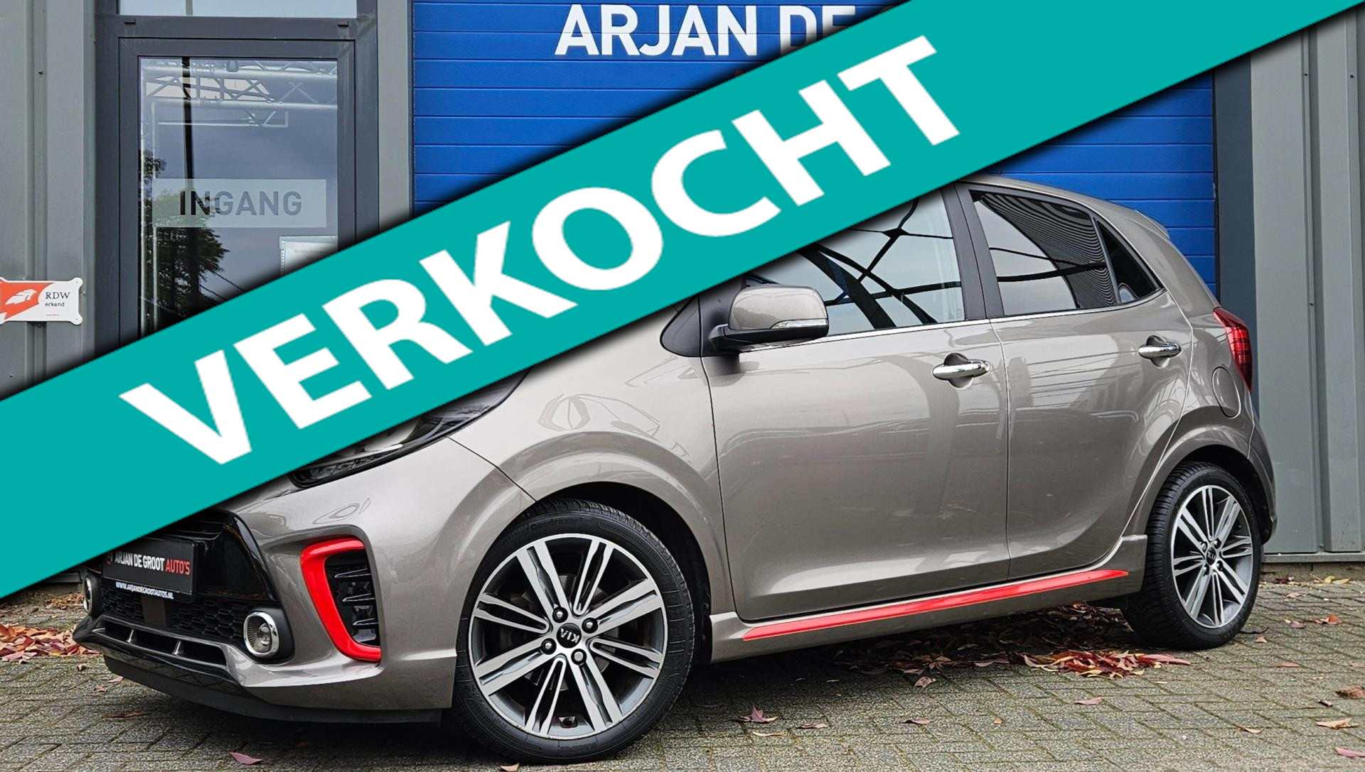 Kia Picanto 1.2 84PK AUTOMAAT GT-Line Clima Keyles Cruise Carplay Camera LED 2017 - voorkant