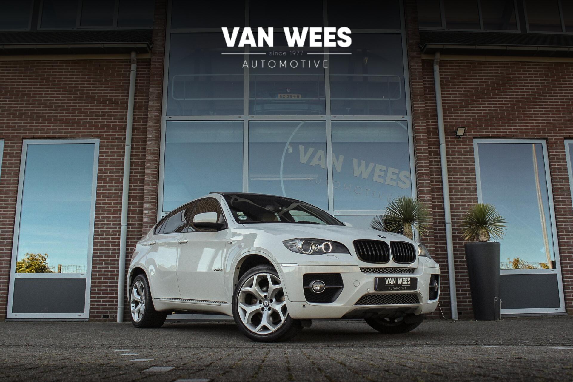 BMW X6 xDrive35i E71 High Executive | 306 pk | 20 inch | Dakraam | Stoelverwarming | Comfortstoelen |  Memory | Xenon | Hifi audio | PDC | Navi | Cruise control | Schakelpaddles 2009 - voorkant