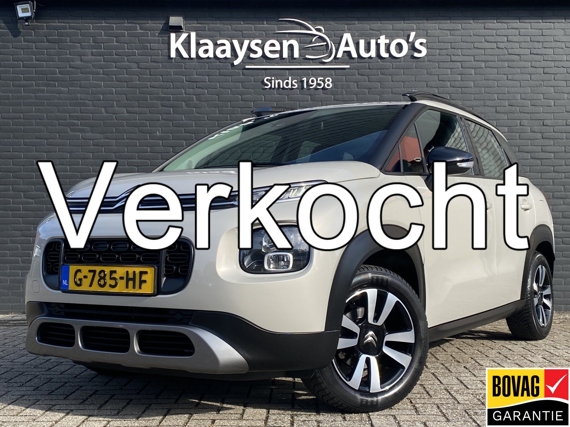 Citroen C3 Aircross 1.2 PureTech Feel | dealer onderh. | airco | all season banden | apple carplay | parkeersens. | DAB | NL auto 2019 - voorkant