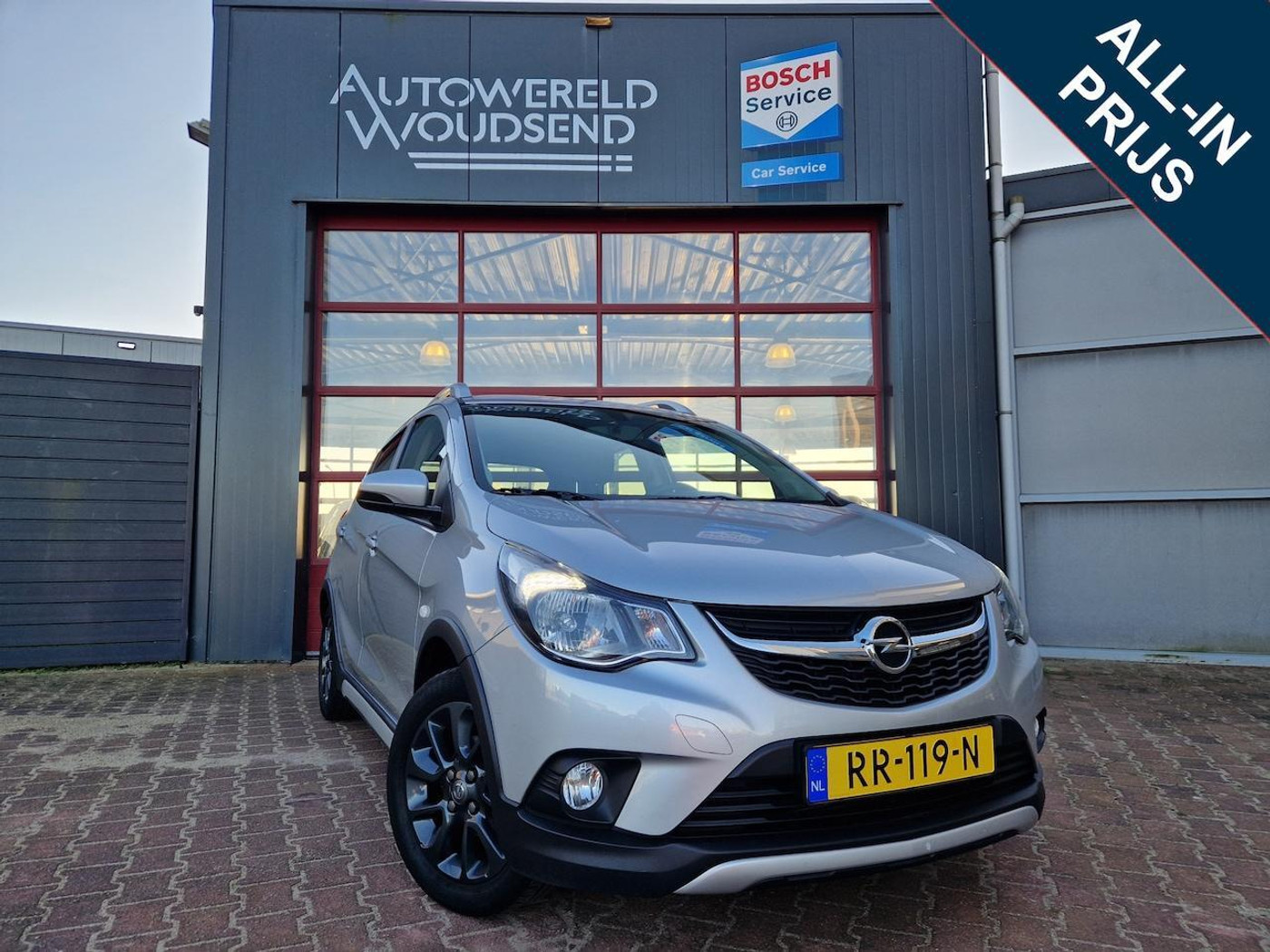 Opel Karl Rocks / Viva Rocks 1.0 Rocks Online Edition 12MND BOVAG GAR | LMV | AIRCO | CRUISE C. | NAVI | ELEKTR. R | 2018 - voorkant