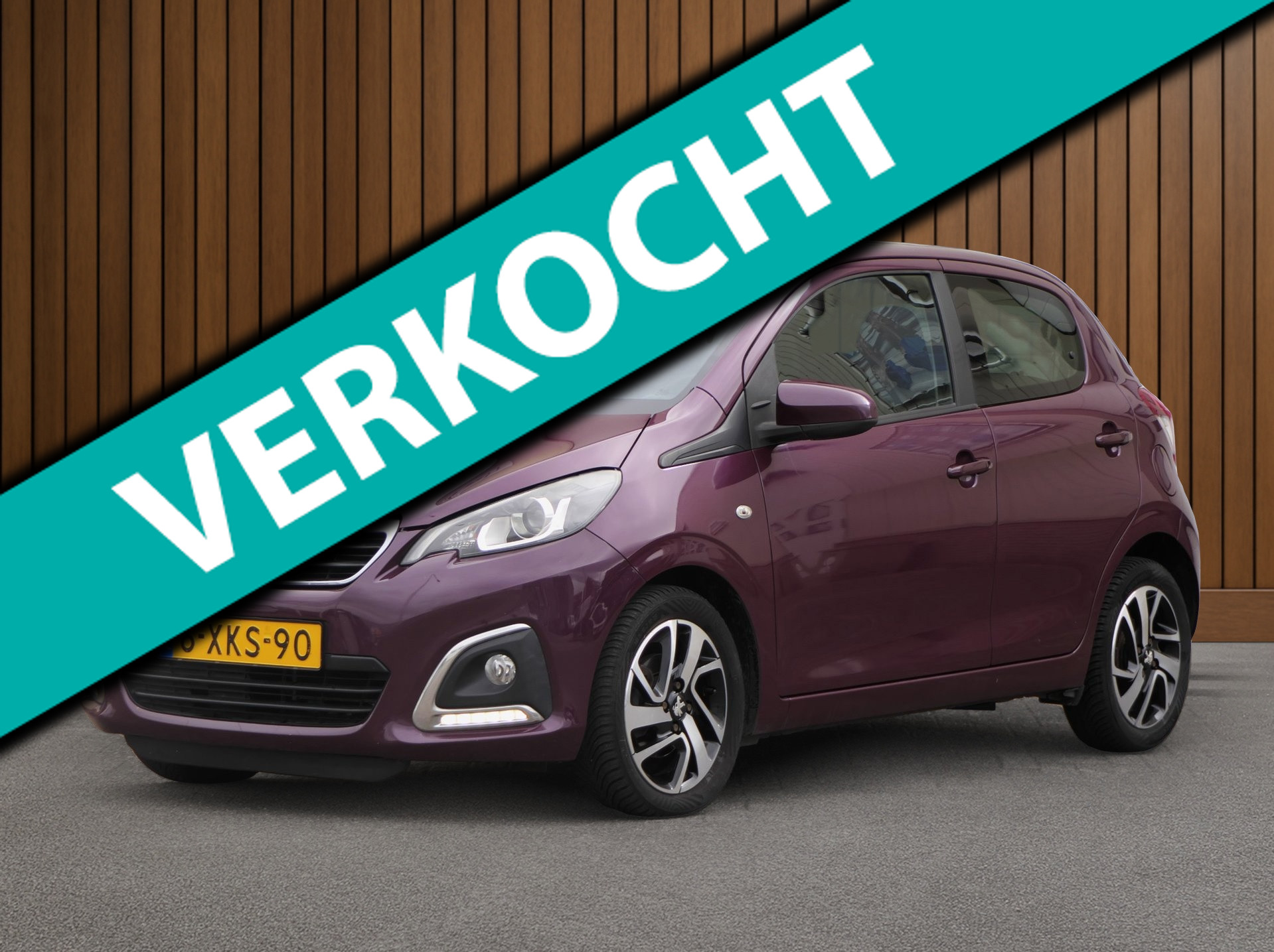 Peugeot Peugeot 108 1.2 VTi Allure 82PK! | 5-Deurs | LM Velgen | Bluetooth | Airco | NAP 2014 - voorkant