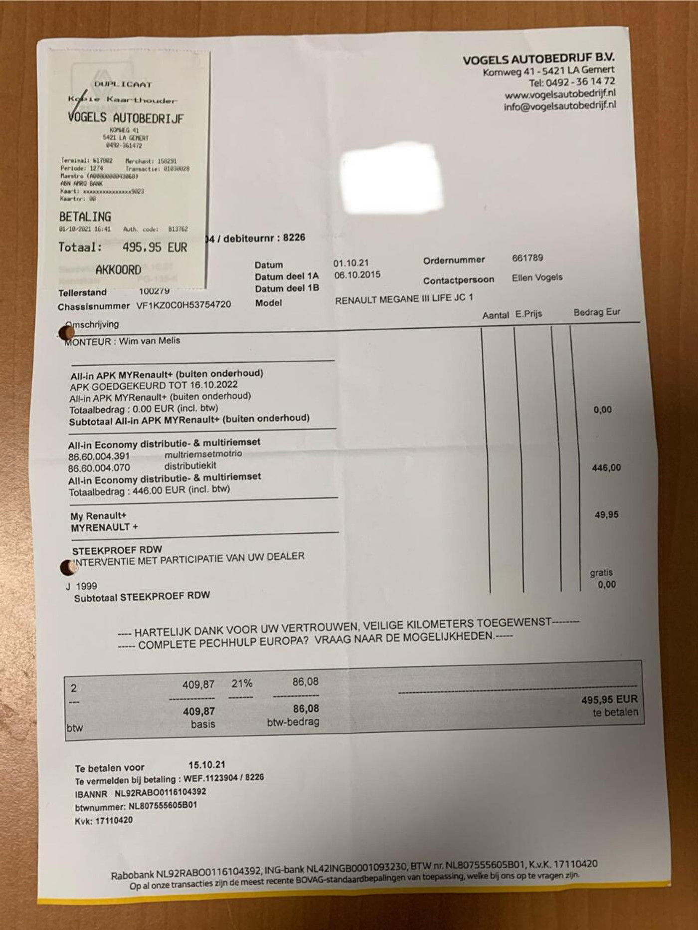 Foto van Renault Megane Estate