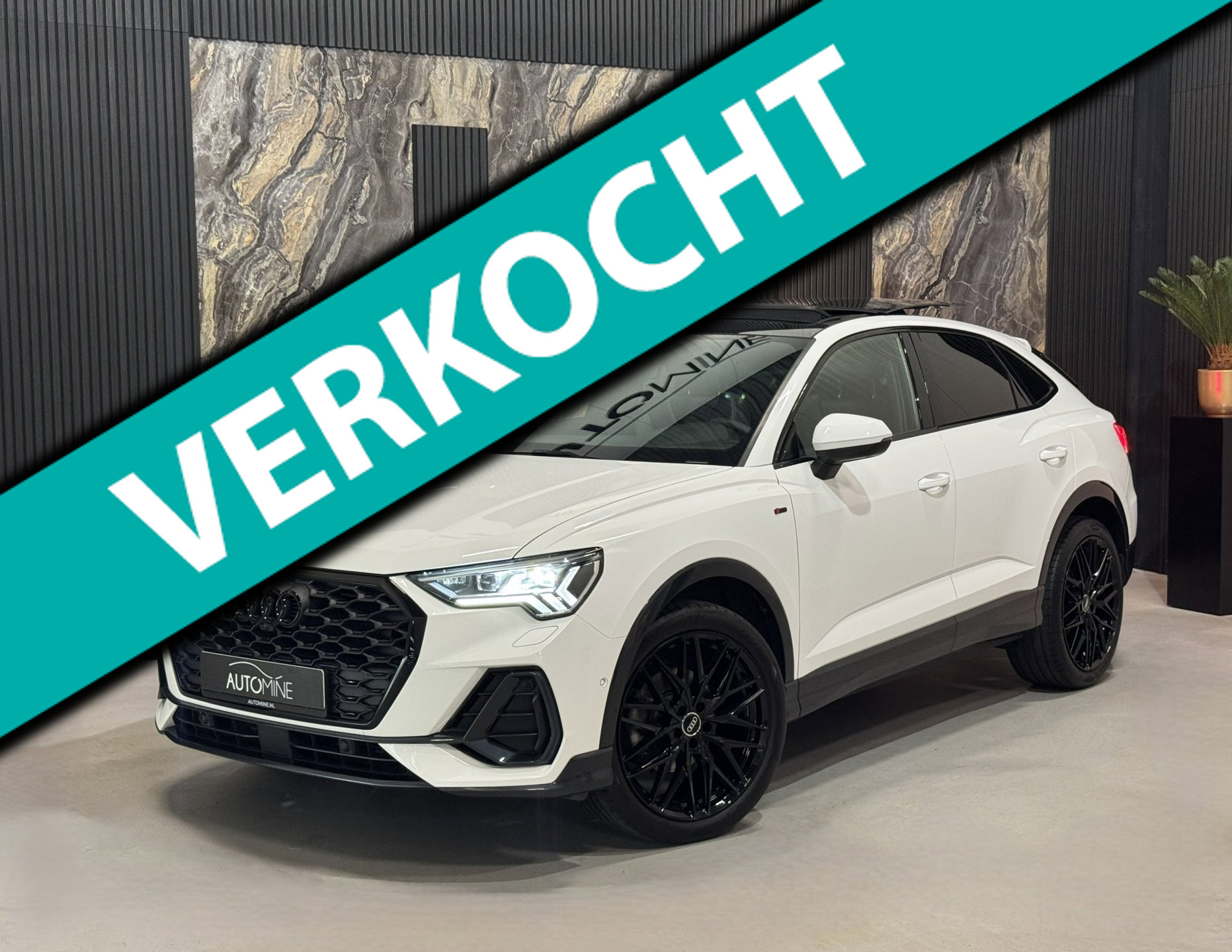 Audi Q3 Sportback 35 TFSI 3x S-line|PANO|BLIND SPOT|SFEER|BOMVOL 2020 - voorkant