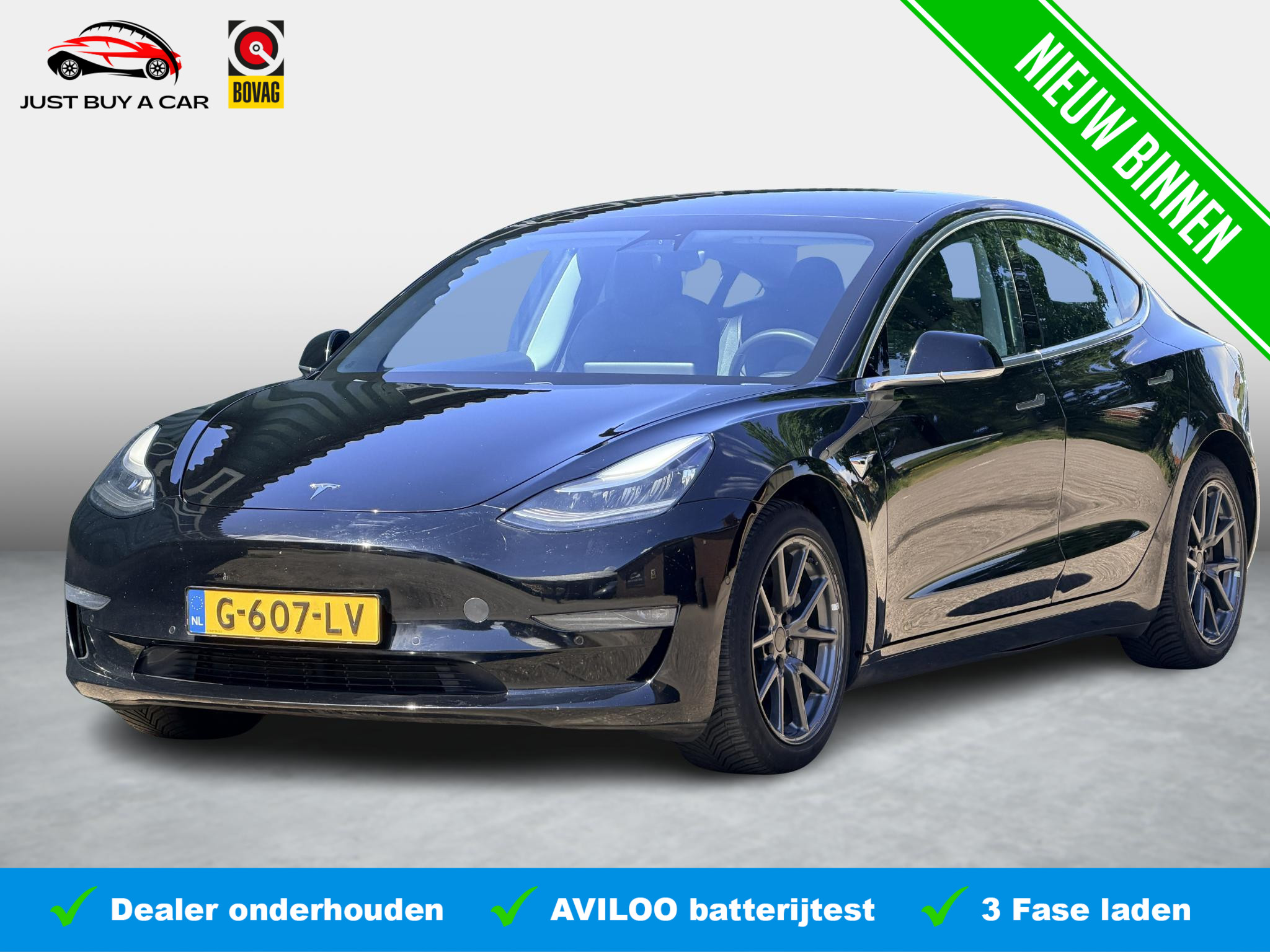 Tesla Model 3 Long Range AWD 75 kWh 2019 - voorkant